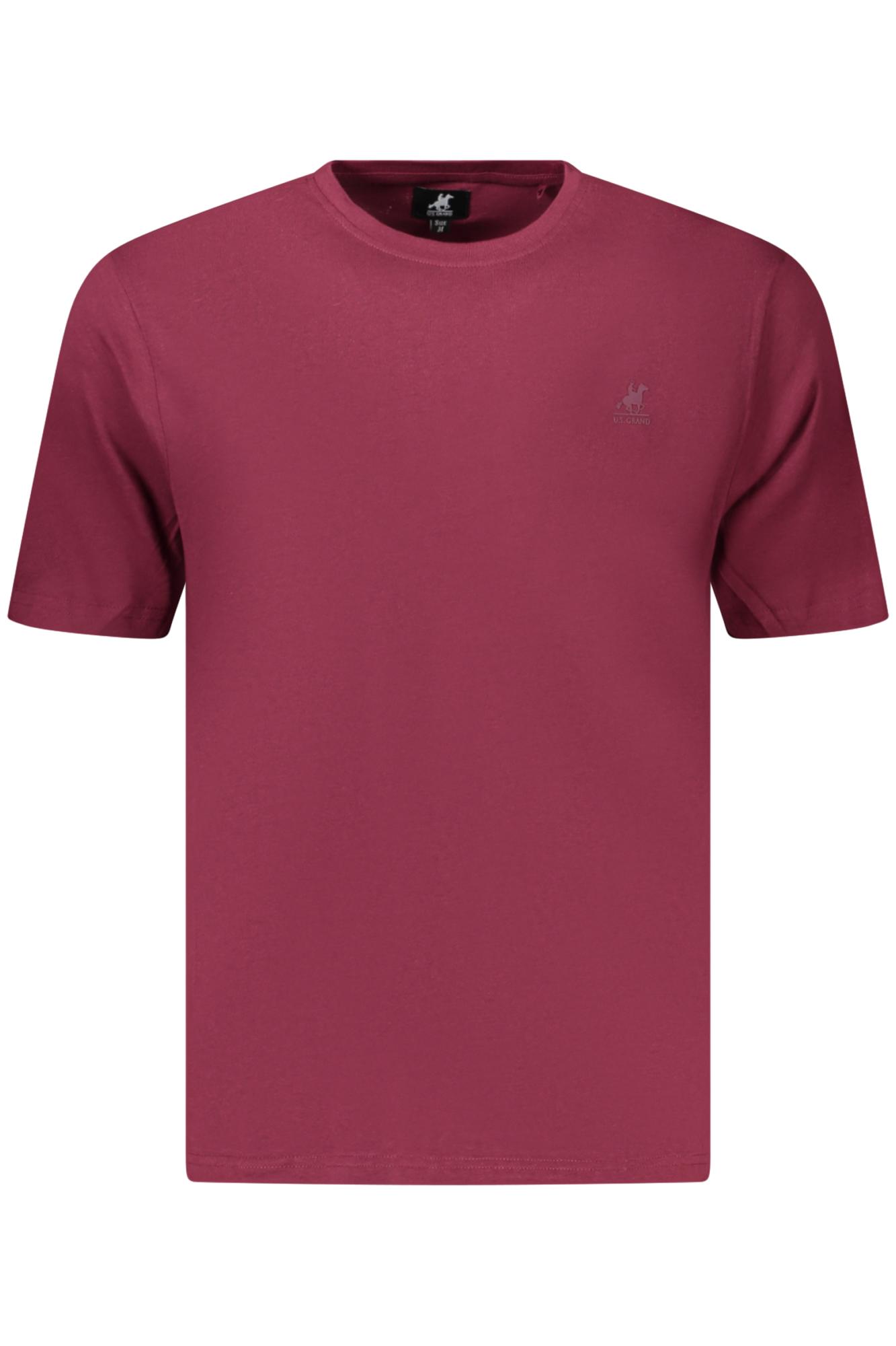 U.S. GRAND T-SHIRT MANICHE CORTE UOMO - Rosso