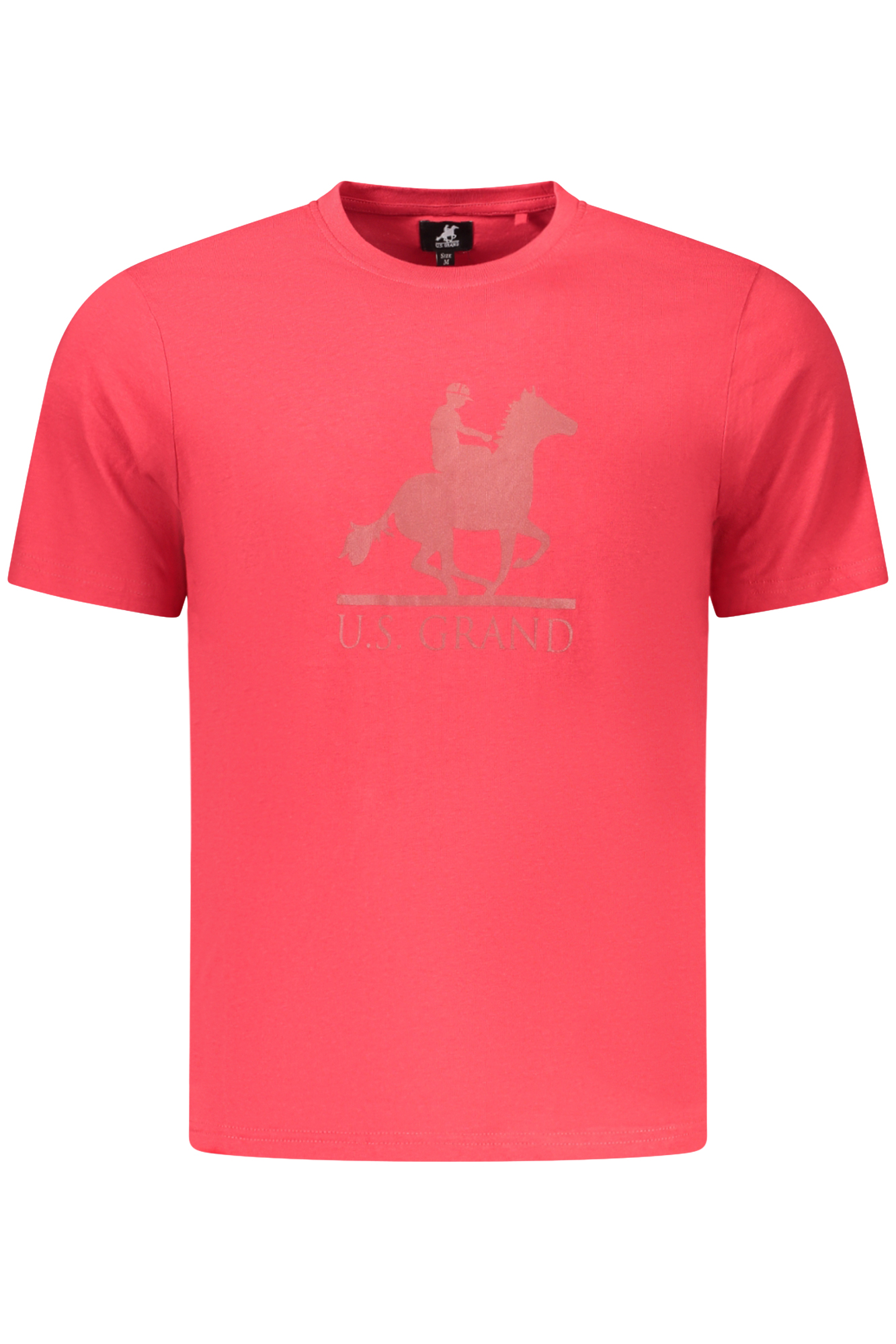 U.S. GRAND T-SHIRT MANICHE CORTE UOMO - Rosso