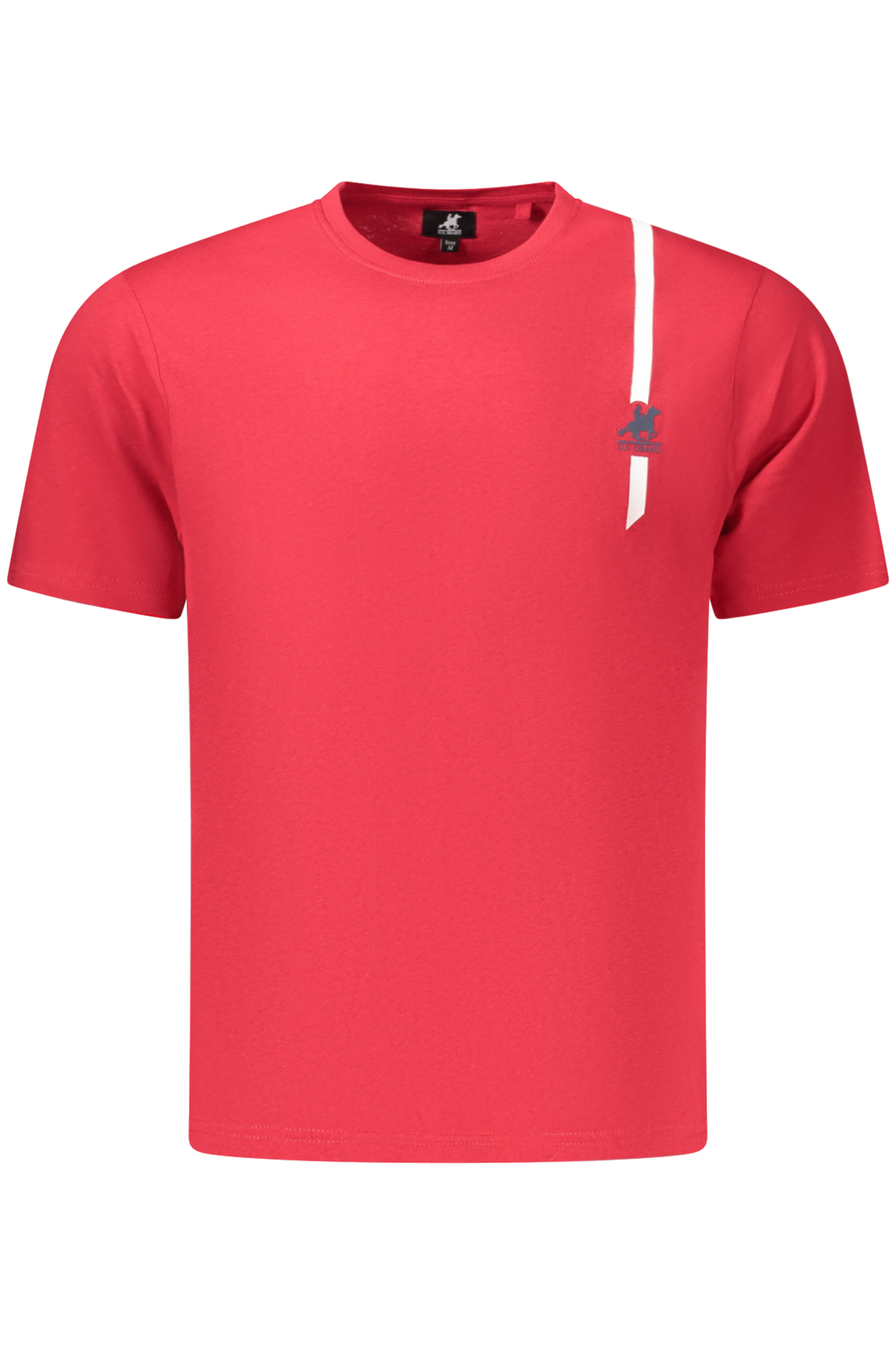 U.S. GRAND T-SHIRT MANICHE CORTE UOMO - Rosso