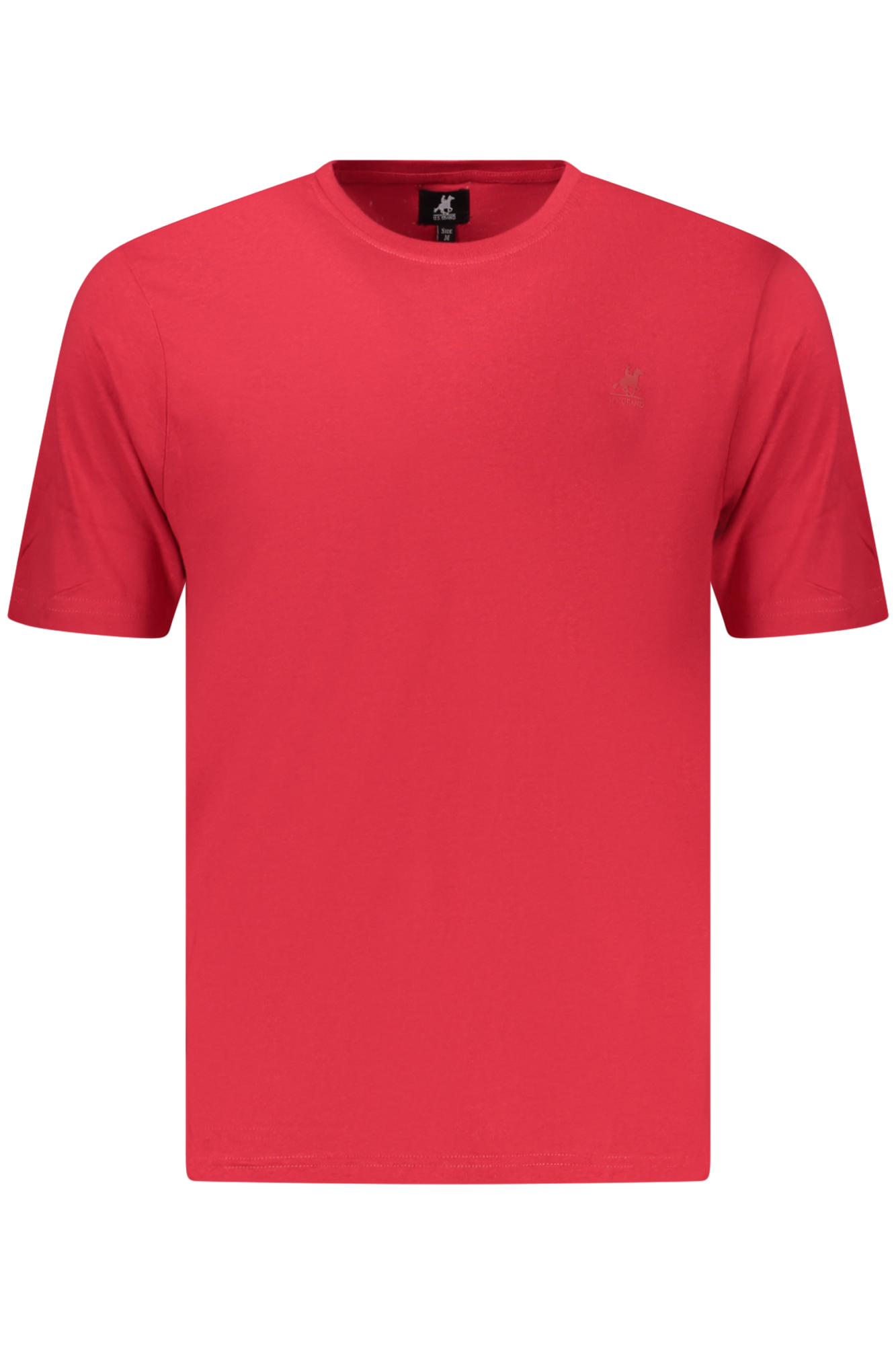 U.S. GRAND T-SHIRT MANICHE CORTE UOMO - Rosso