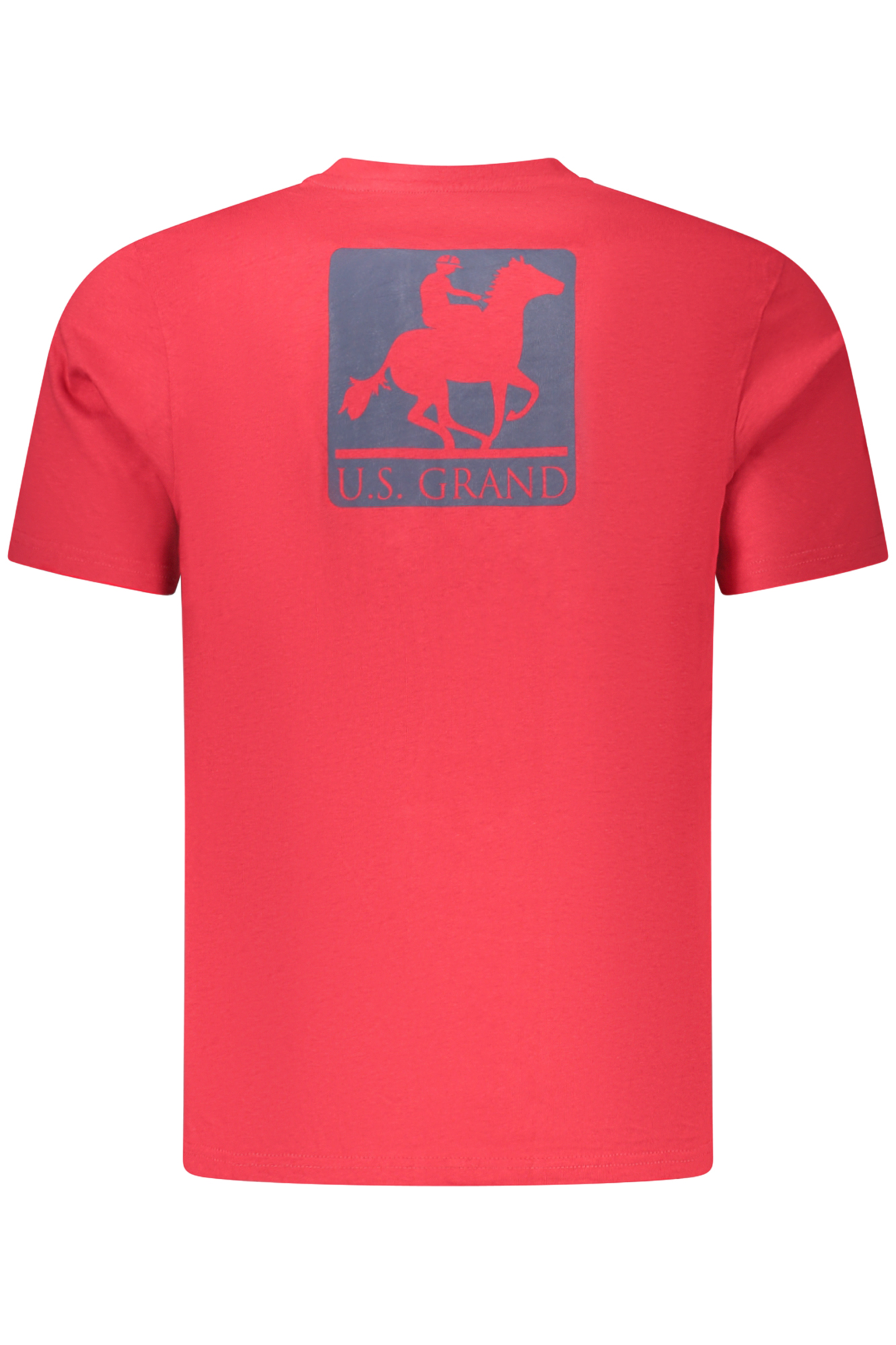 U.S. GRAND T-SHIRT MANICHE CORTE UOMO - Rosso - immagine 2