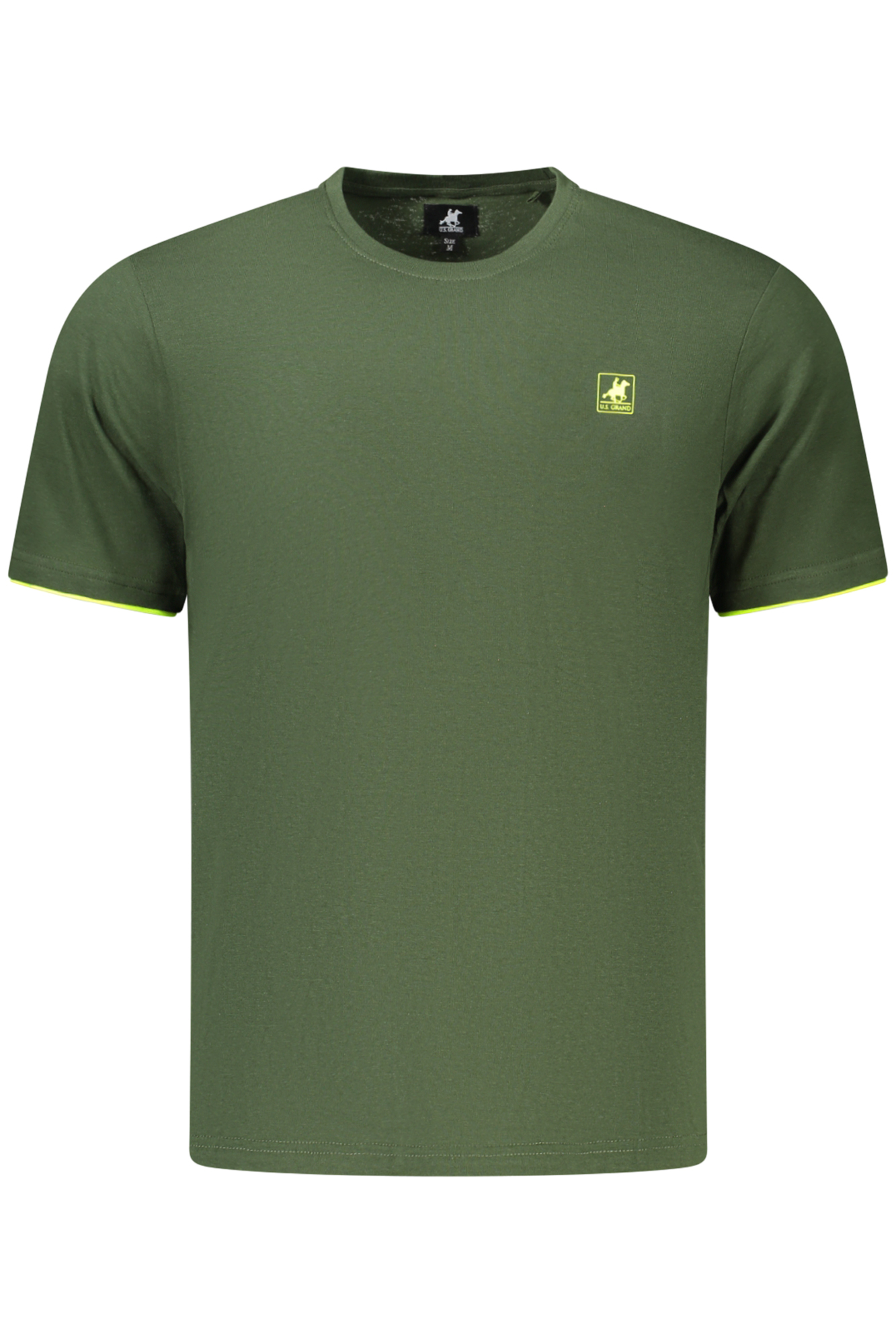 U.S. GRAND T-SHIRT MANICHE CORTE UOMO - Verde