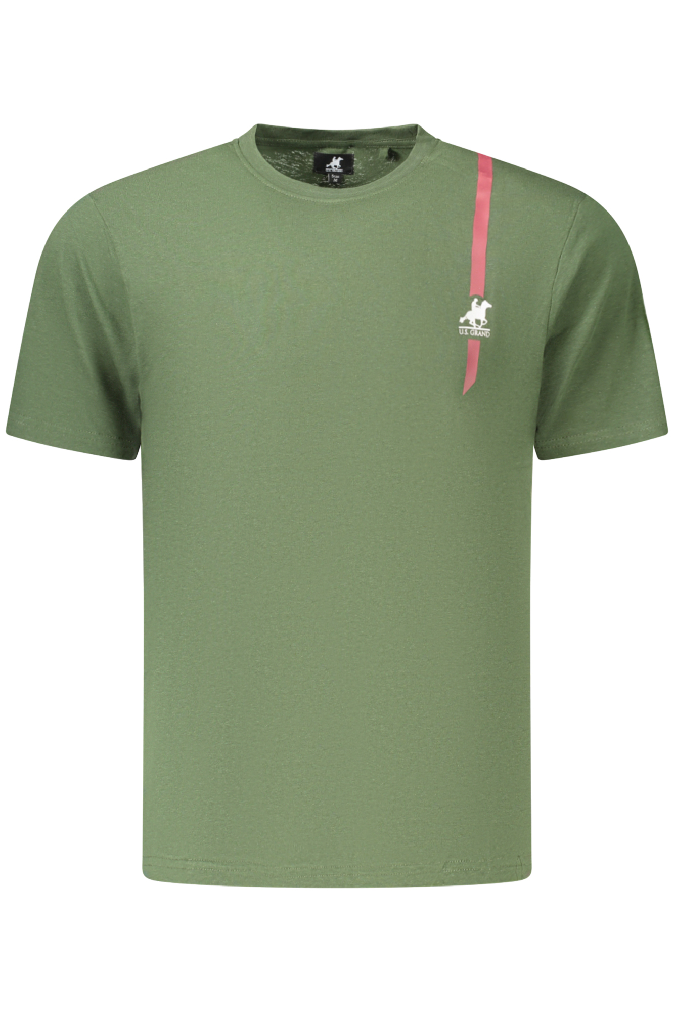 U.S. GRAND T-SHIRT MANICHE CORTE UOMO - Verde