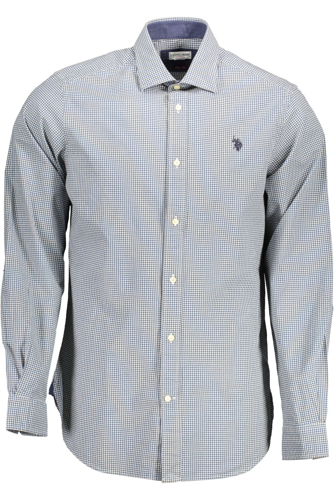 U.S. POLO ASSN. CAMICIA MANICHE LUNGHE UOMO - Azzurro