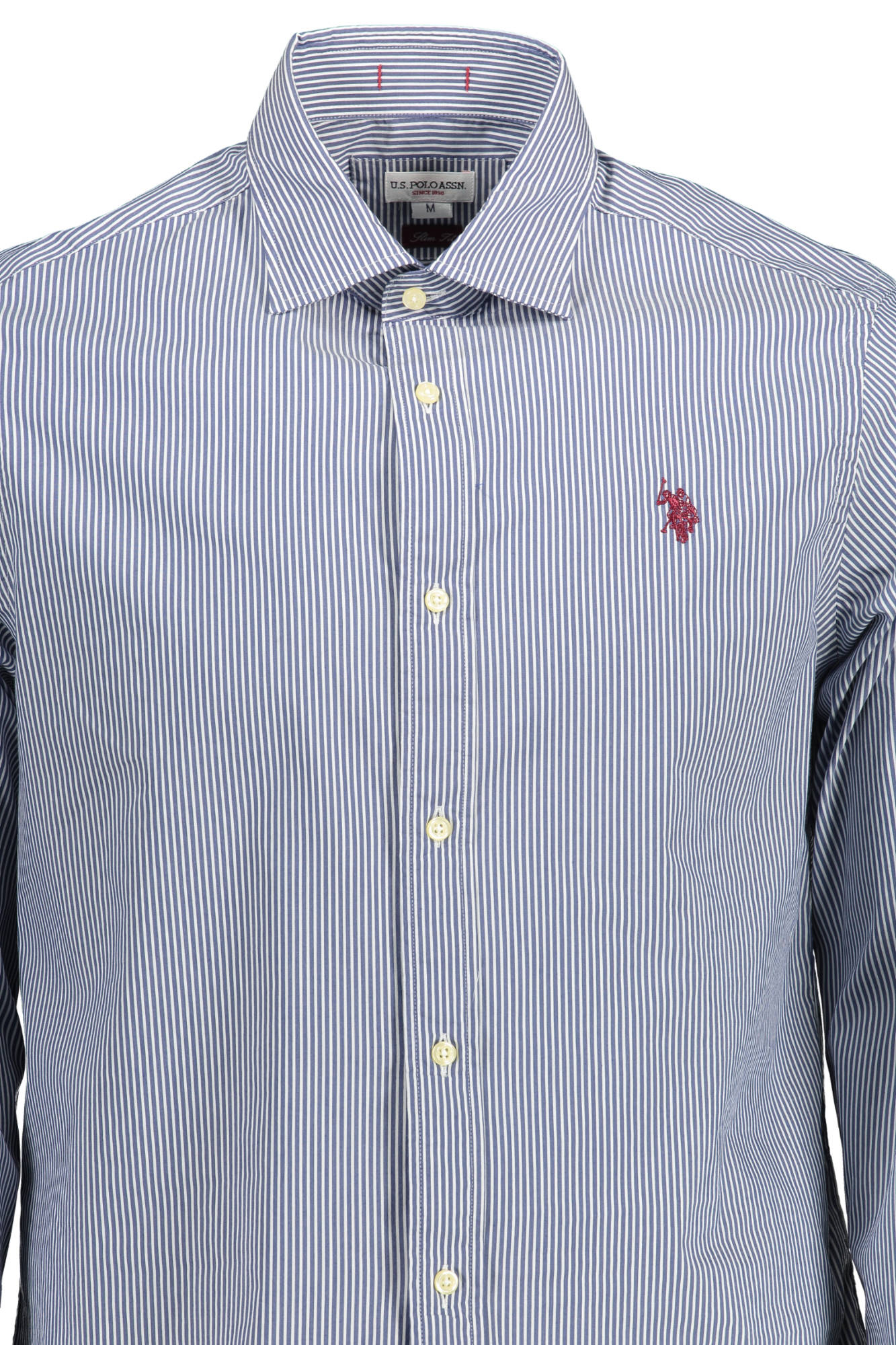 U.S. POLO ASSN. CAMICIA MANICHE LUNGHE UOMO - Blu - immagine 2