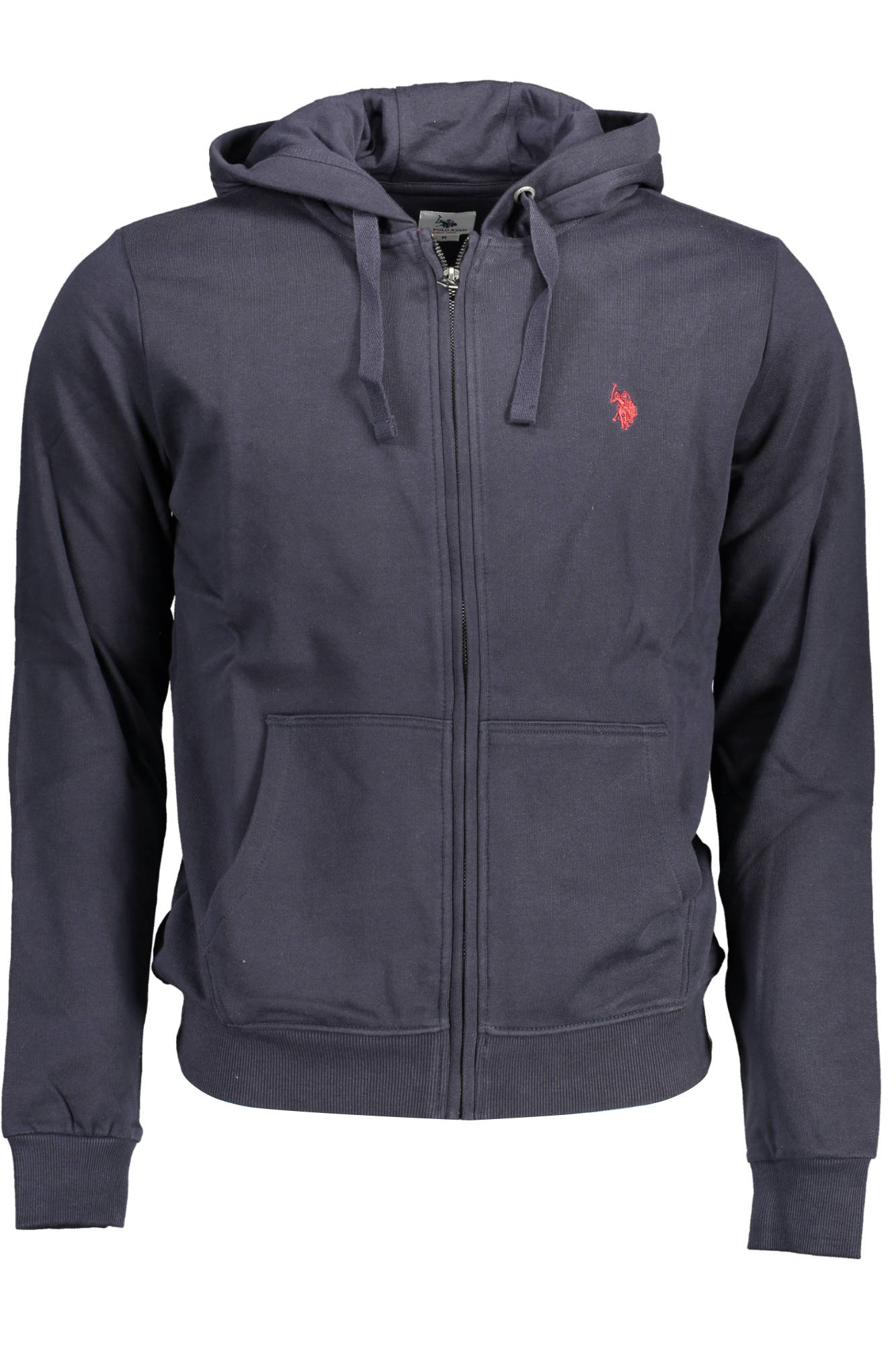 U.S. POLO ASSN. FELPA CON ZIP UOMO - Blu