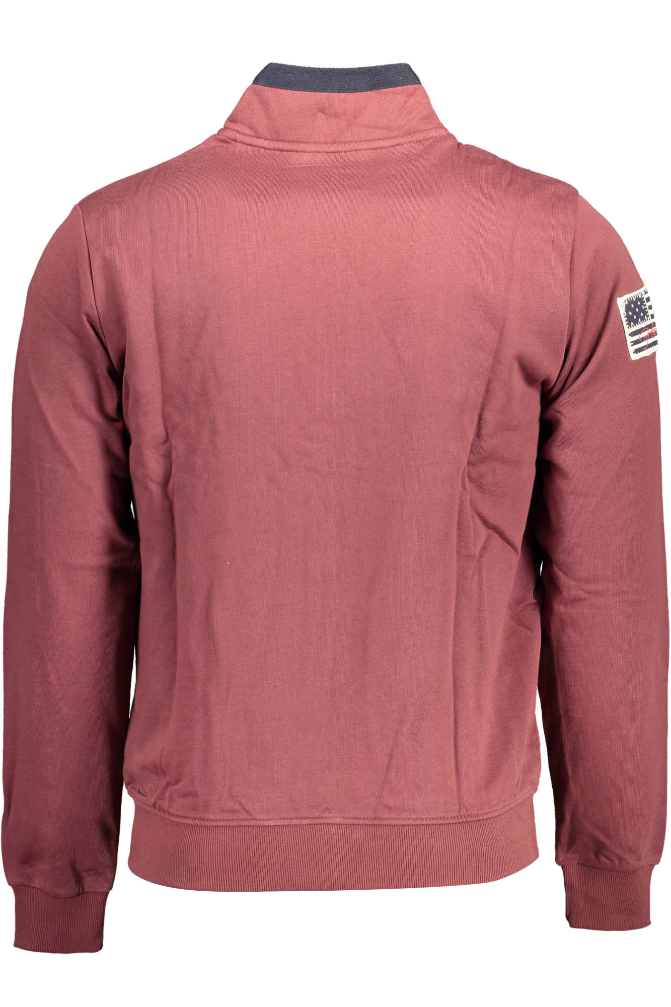 U.S. POLO ASSN. FELPA CON ZIP UOMO - Viola - immagine 2