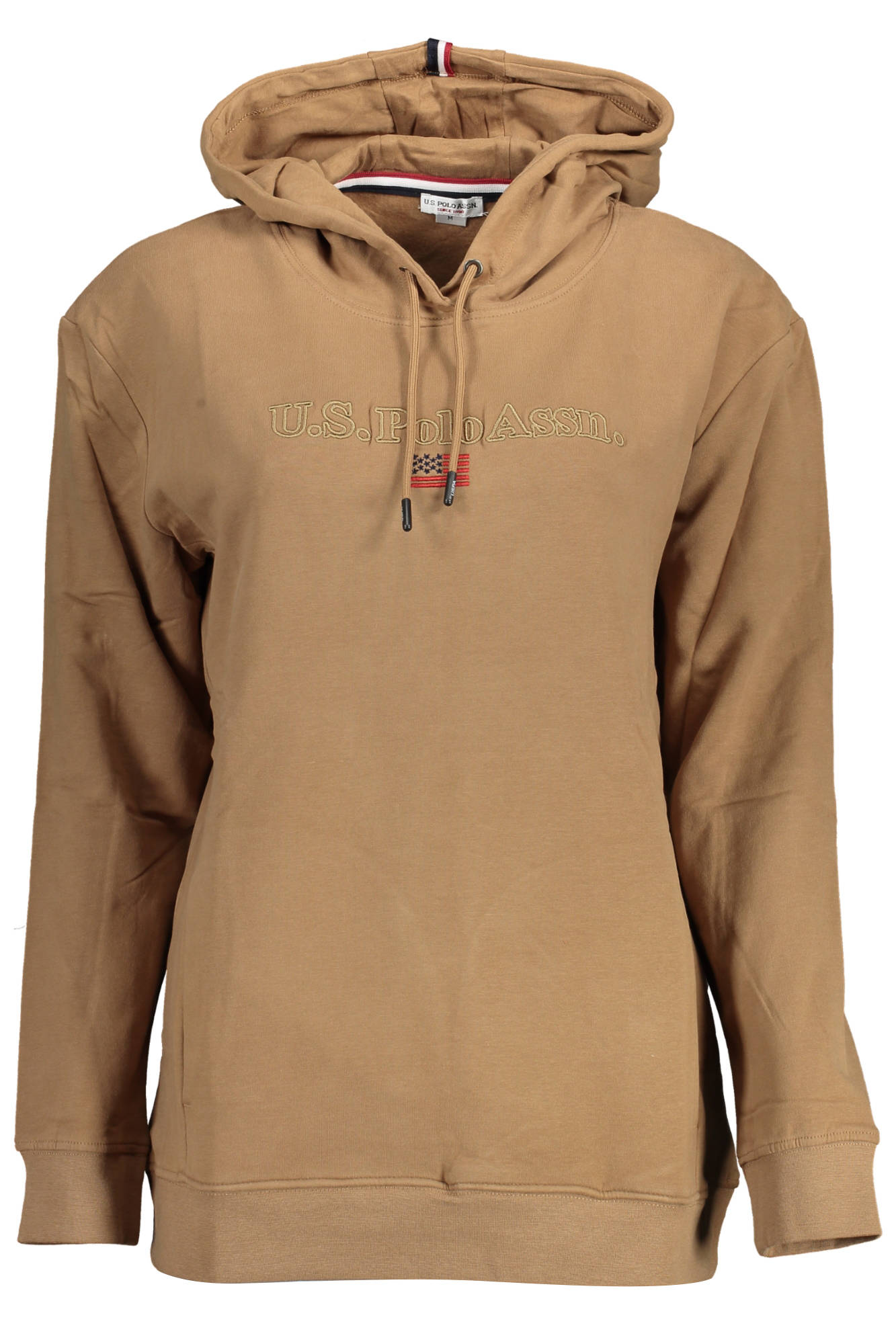 U.S. POLO ASSN. FELPA SENZA ZIP DONNA - Marrone