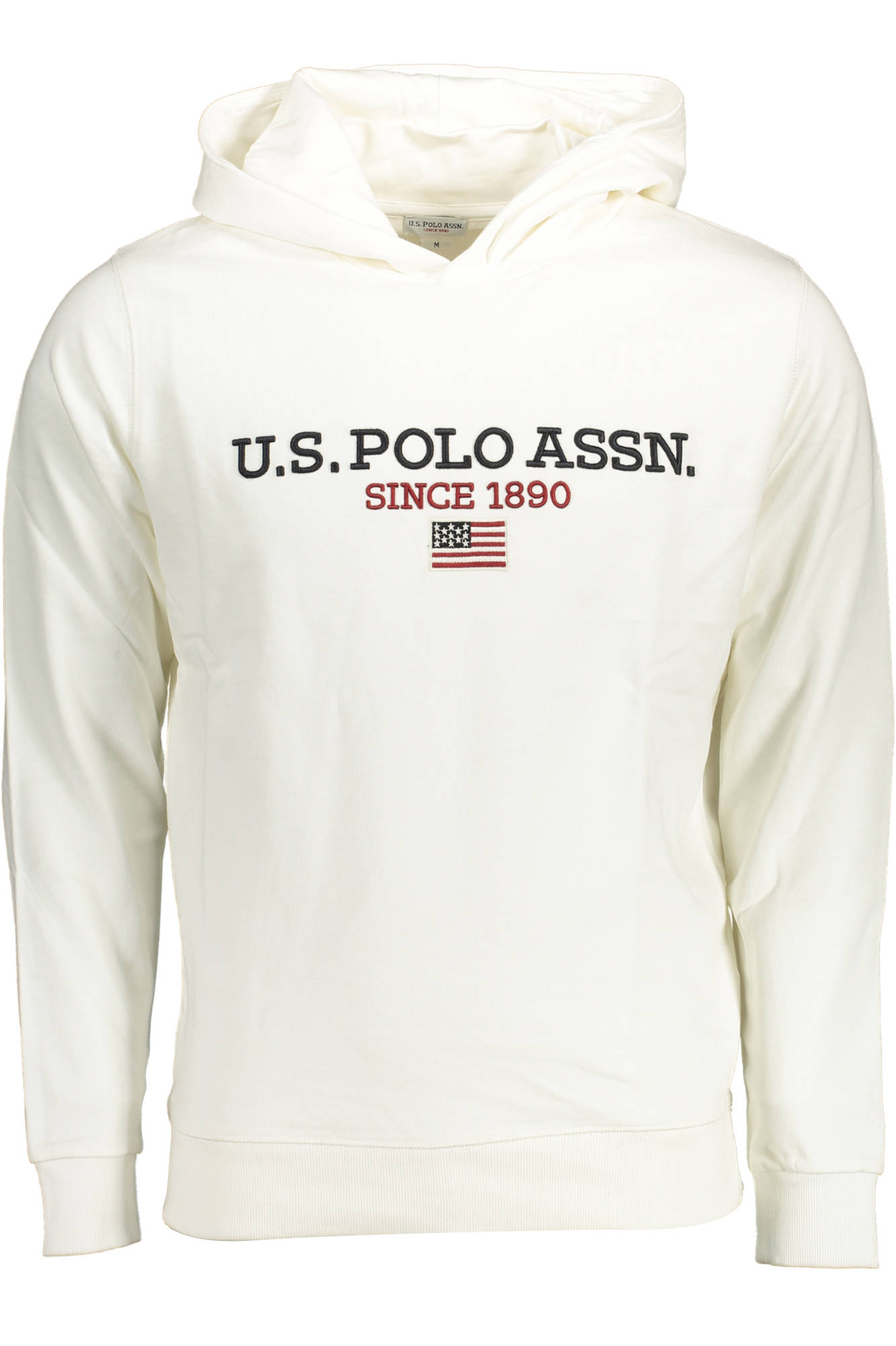 U.S. POLO ASSN. FELPA SENZA ZIP UOMO - Bianco