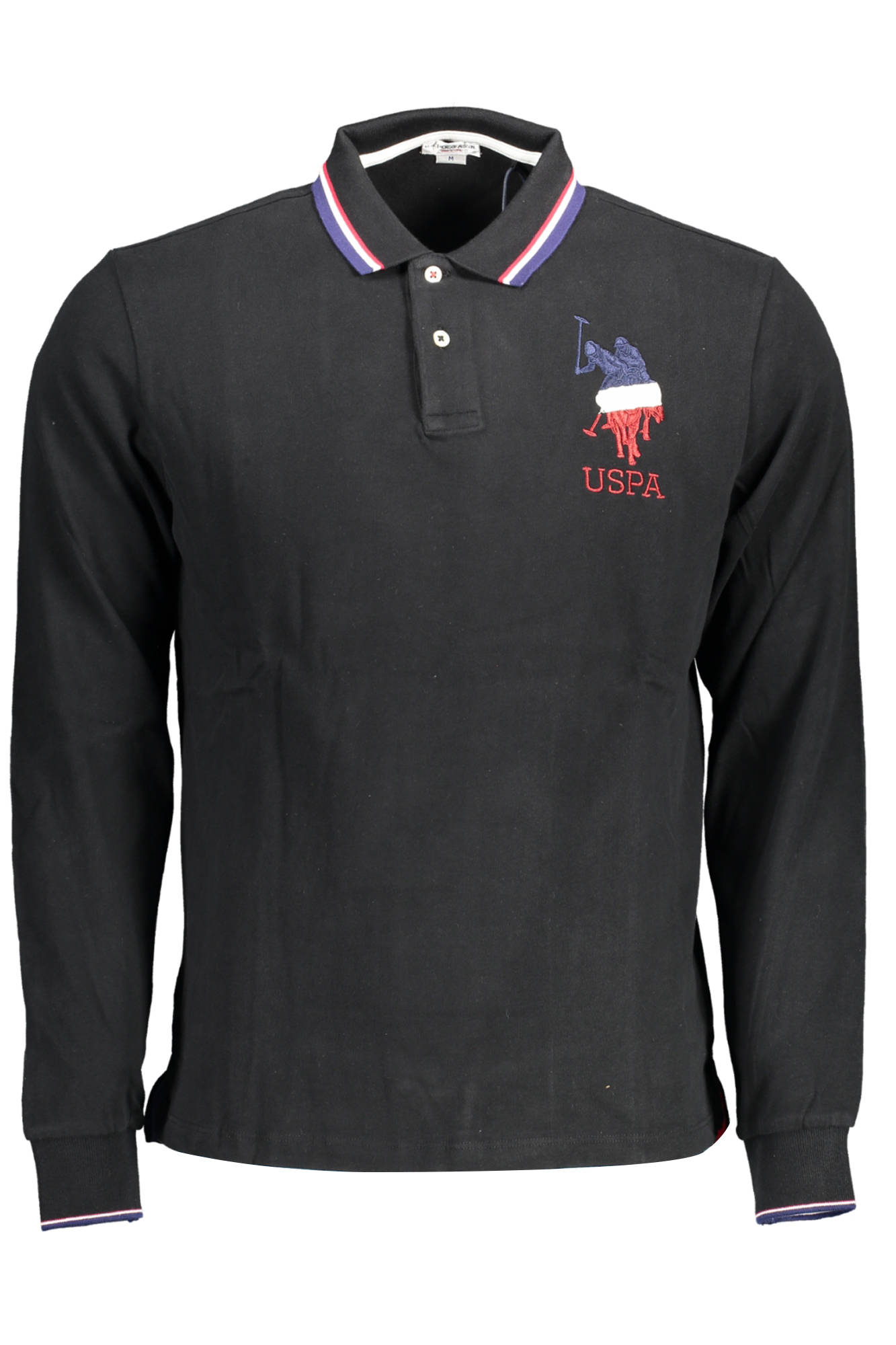 U.S. POLO ASSN. POLO MANICHE LUNGHE UOMO - Nero