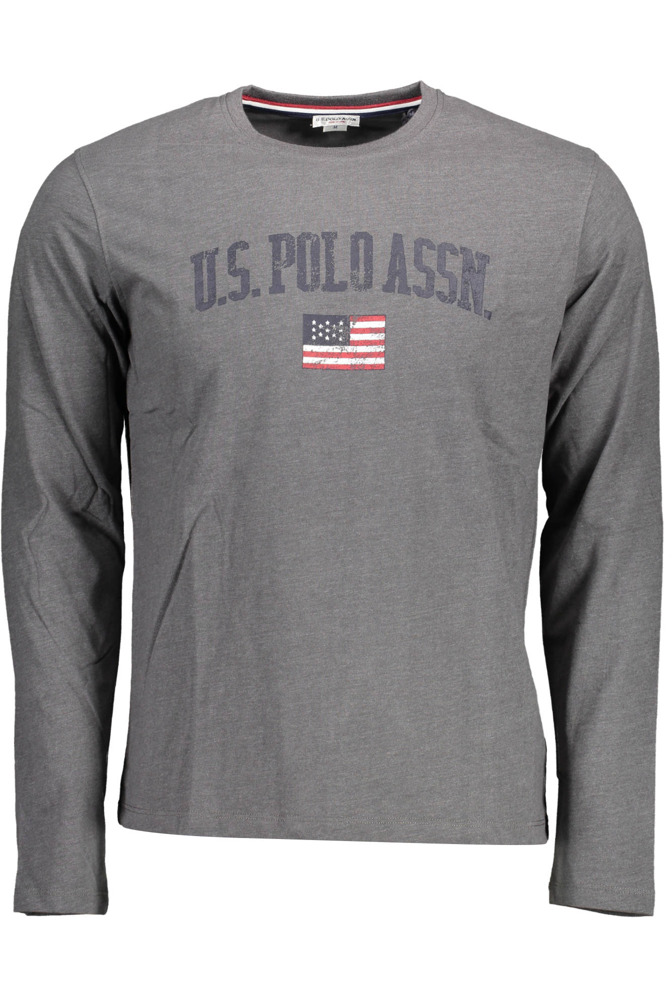 U.S. POLO ASSN. T-SHIRT MANICHE LUNGHE UOMO - Grigio