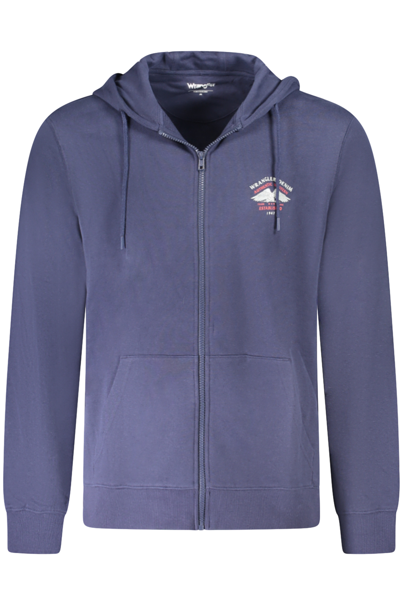 WRANGLER FELPA CON ZIP UOMO - Blu