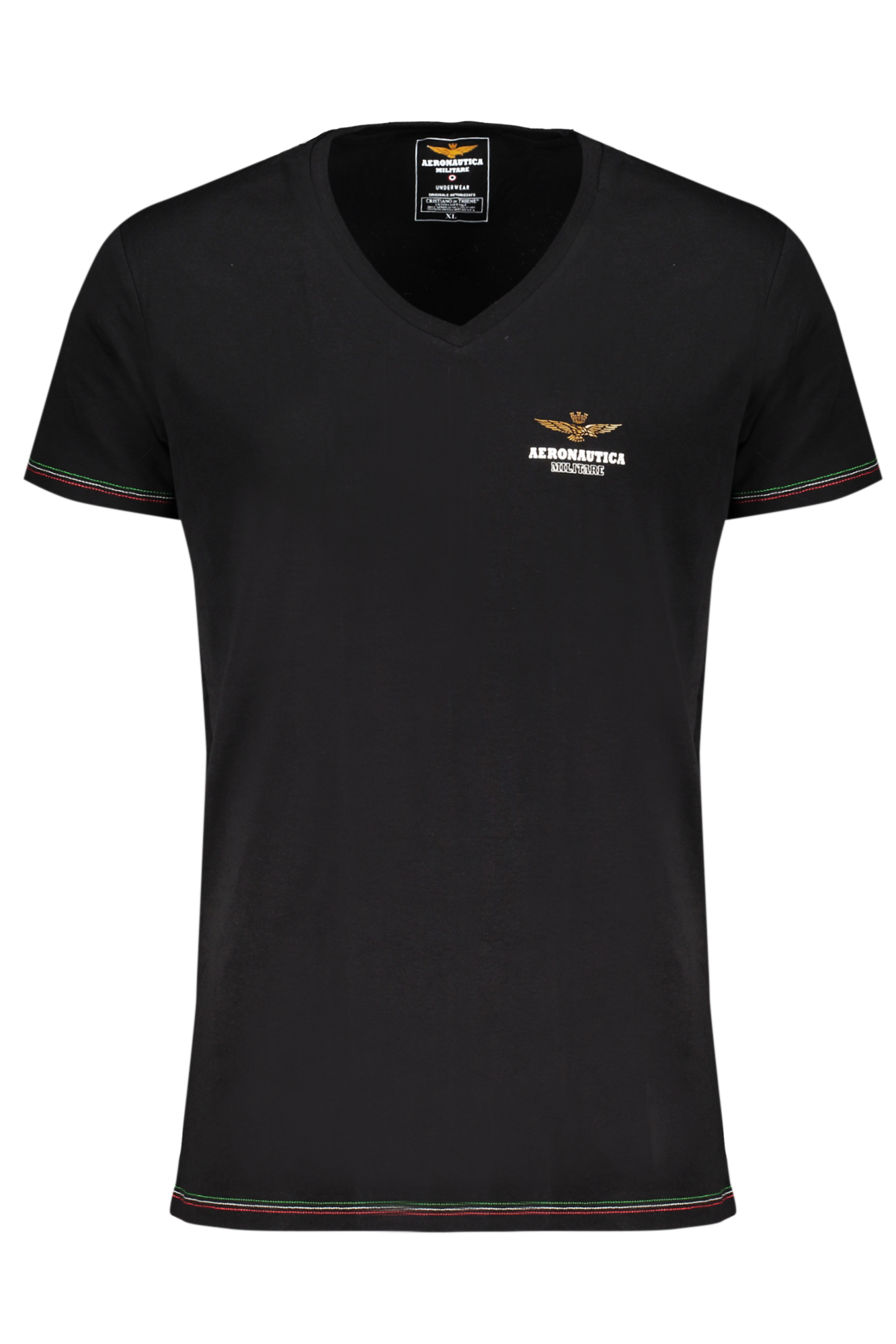 AERONAUTICA MILITARE T-SHIRT ESTERNABILE UOMO - Nero