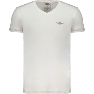 AERONAUTICA MILITARE T-SHIRT MANICHE CORTE UOMO - Bianco