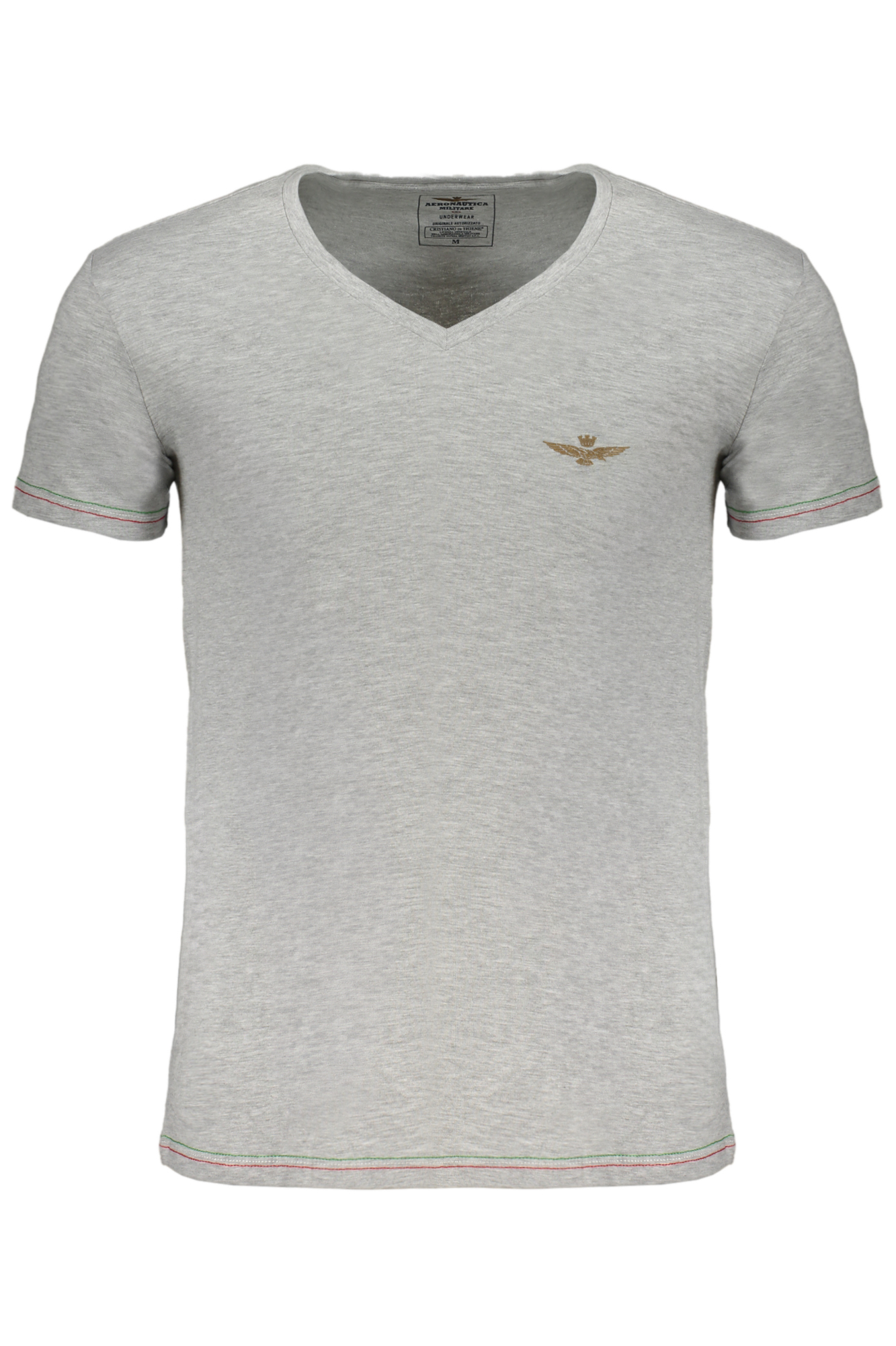 AERONAUTICA MILITARE T-SHIRT MANICHE CORTE UOMO - Grigio