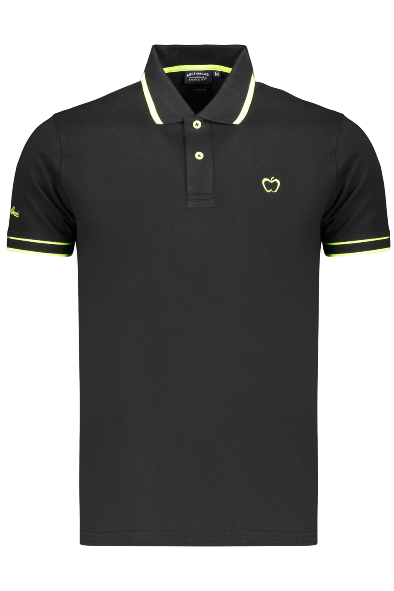 BACI&ABBRACCI POLO MANICHE CORTE UOMO - Nero