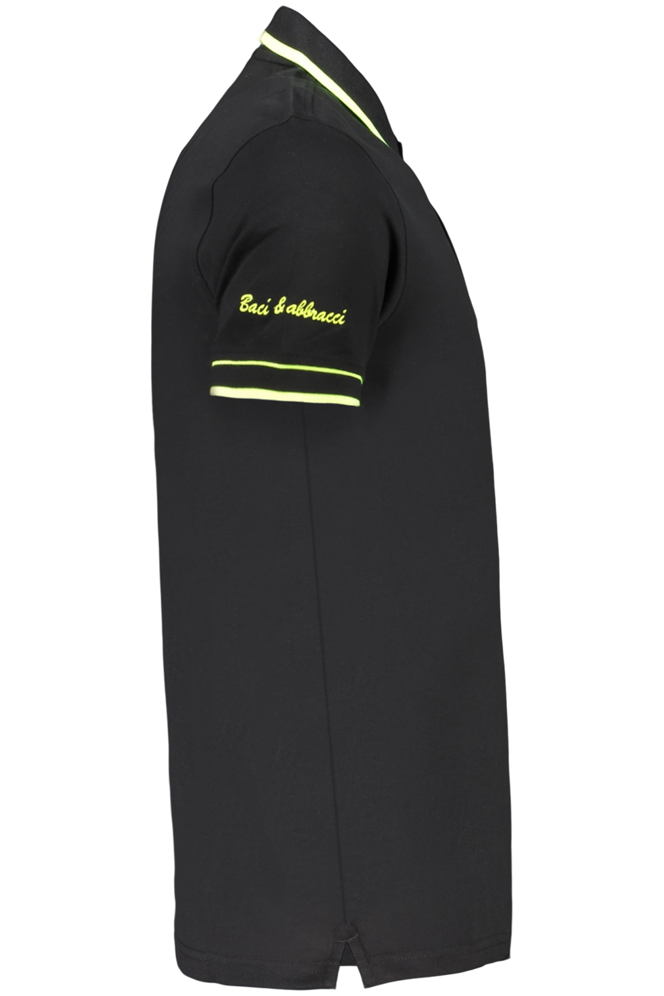 BACI&ABBRACCI POLO MANICHE CORTE UOMO - Nero - immagine 3
