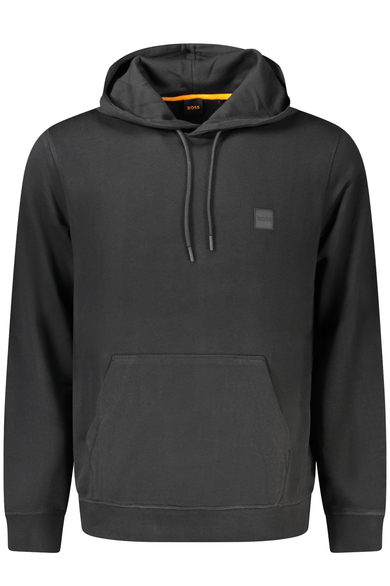 BOSS FELPA SENZA ZIP UOMO - Nero