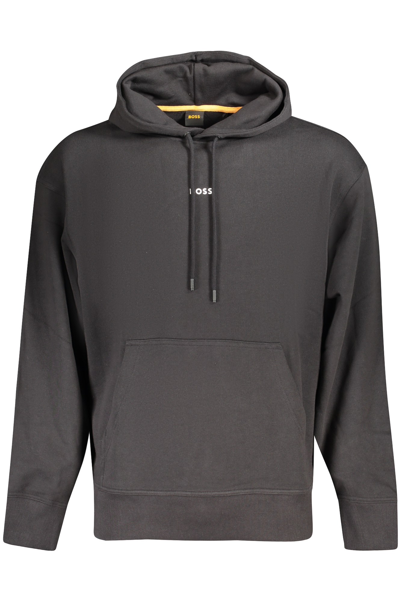 BOSS FELPA SENZA ZIP UOMO - Nero
