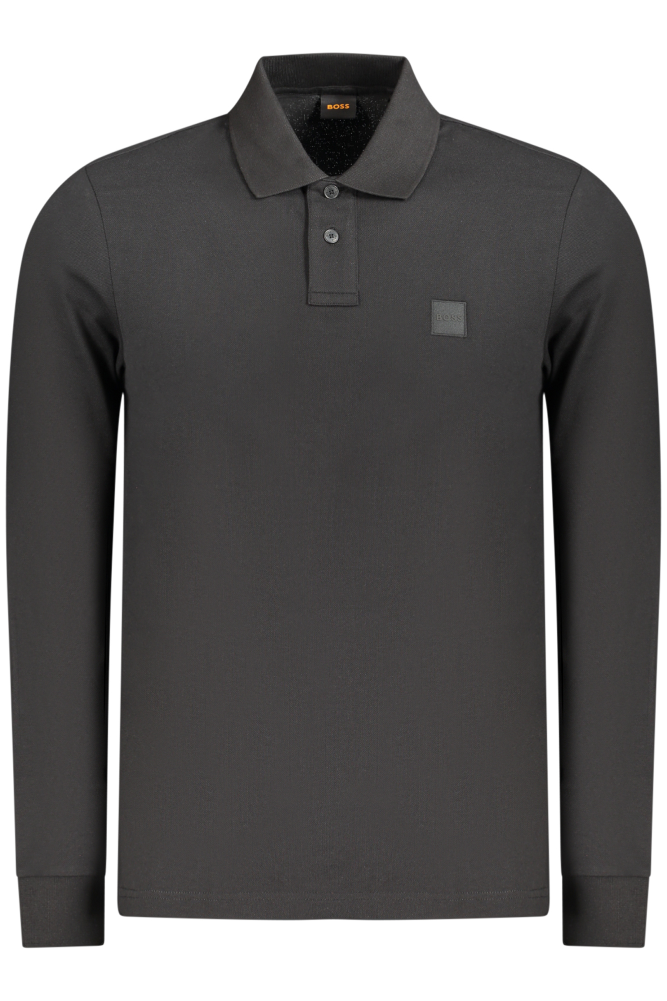 BOSS POLO MANICHE LUNGHE UOMO - Nero