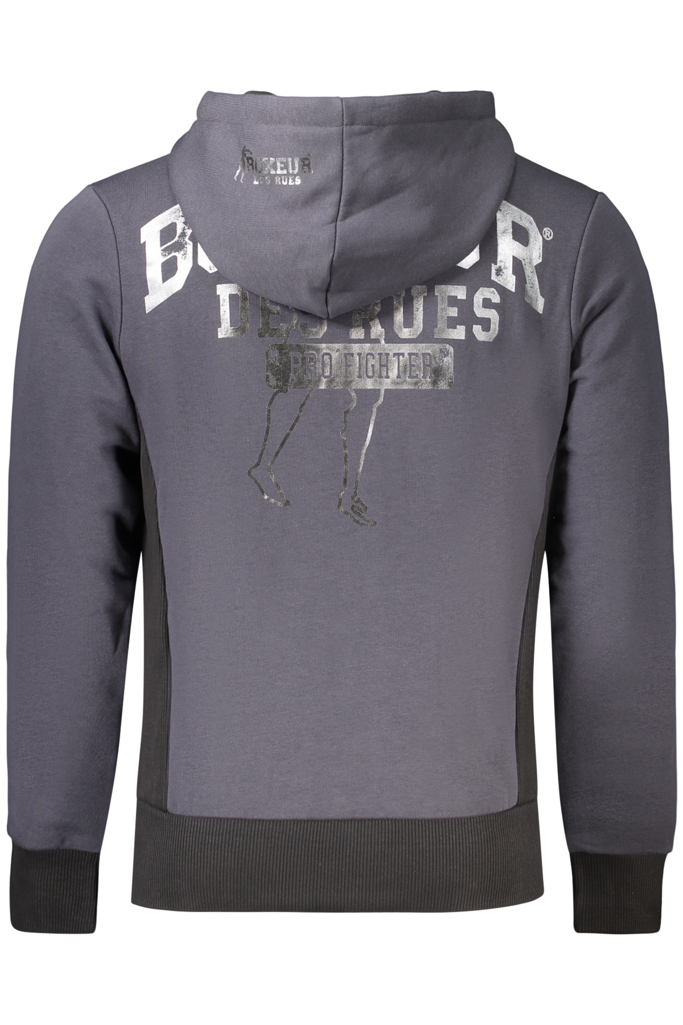 BOXEUR DES RUES FELPA CON ZIP UOMO - Grigio - immagine 2
