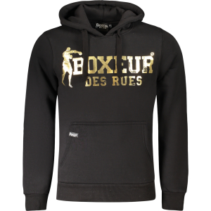 BOXEUR DES RUES FELPA SENZA ZIP UOMO - Nero