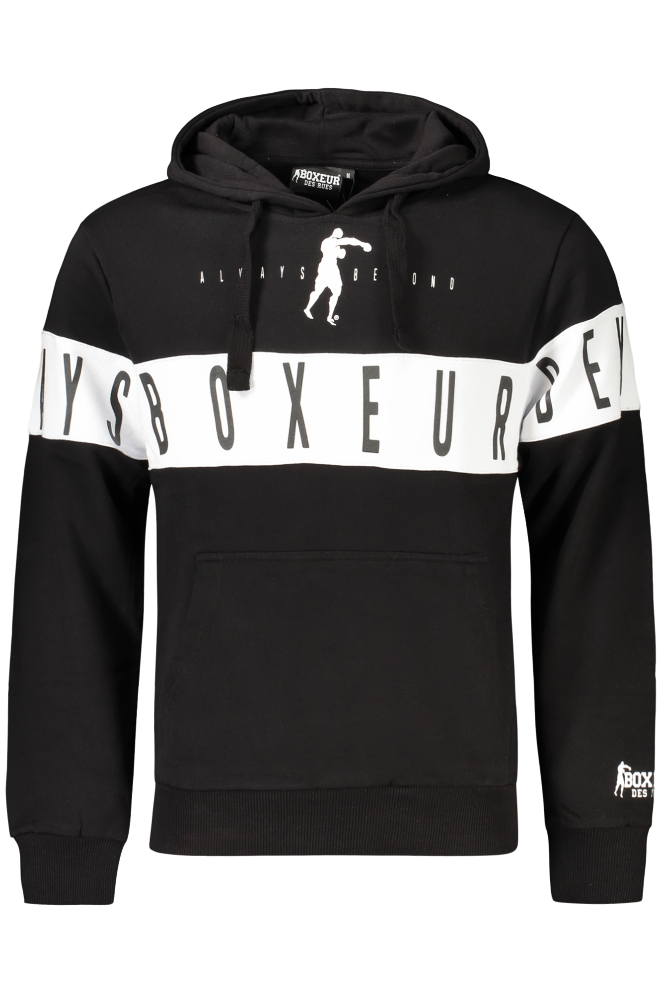 BOXEUR DES RUES FELPA SENZA ZIP UOMO - Nero