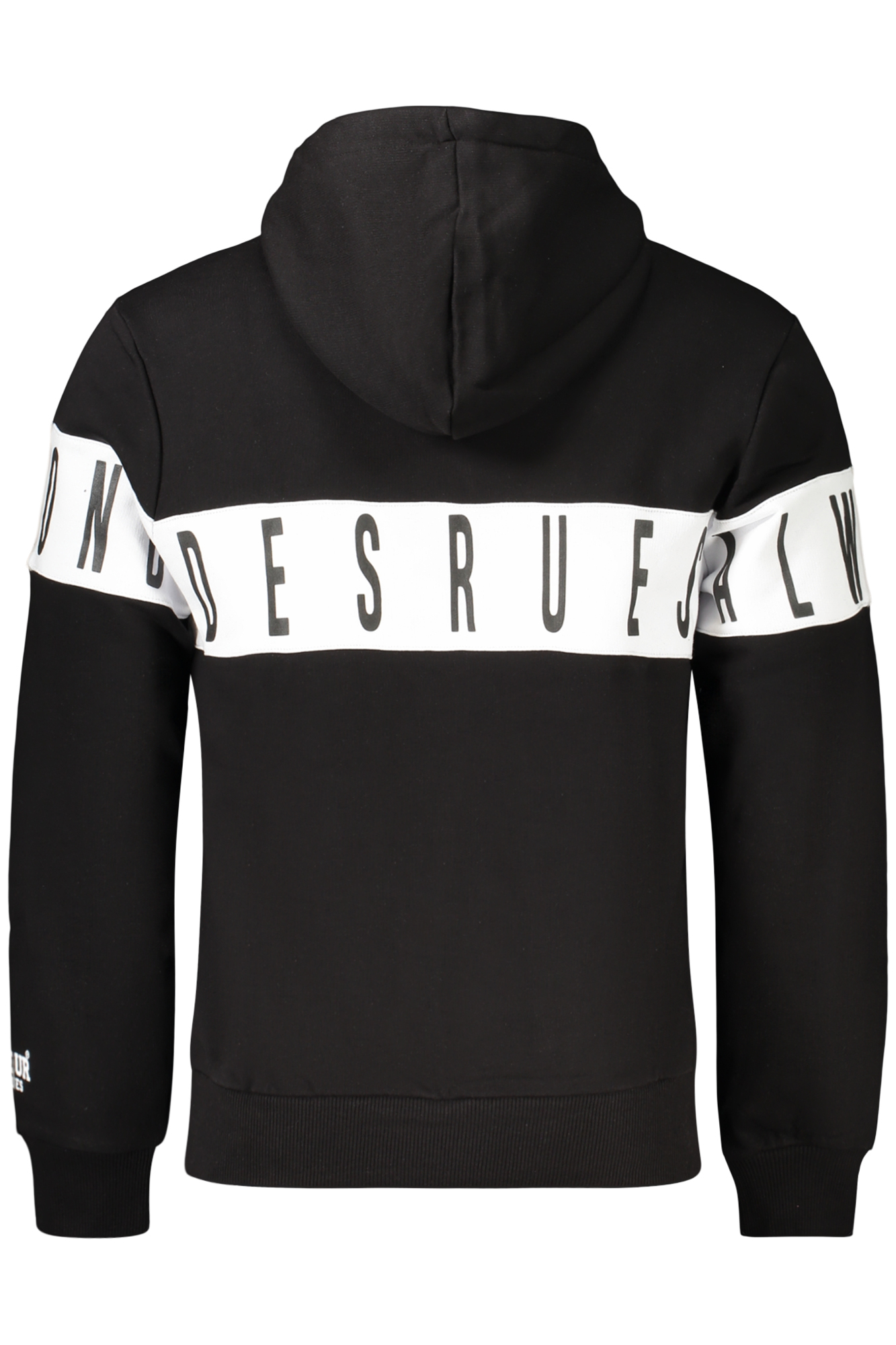 BOXEUR DES RUES FELPA SENZA ZIP UOMO - Nero - immagine 2