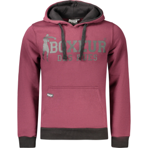 BOXEUR DES RUES FELPA SENZA ZIP UOMO - Rosso