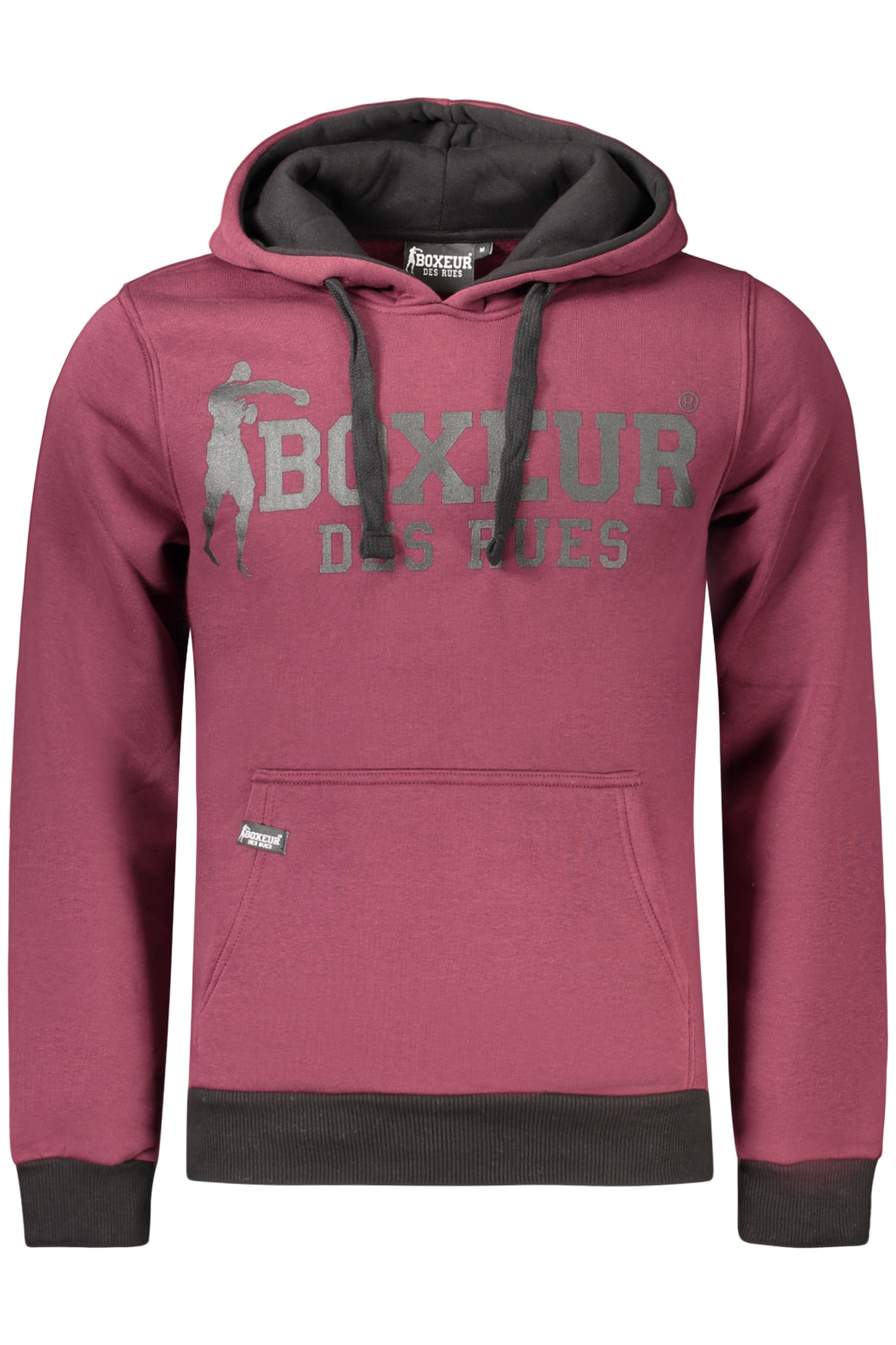 BOXEUR DES RUES FELPA SENZA ZIP UOMO - Rosso