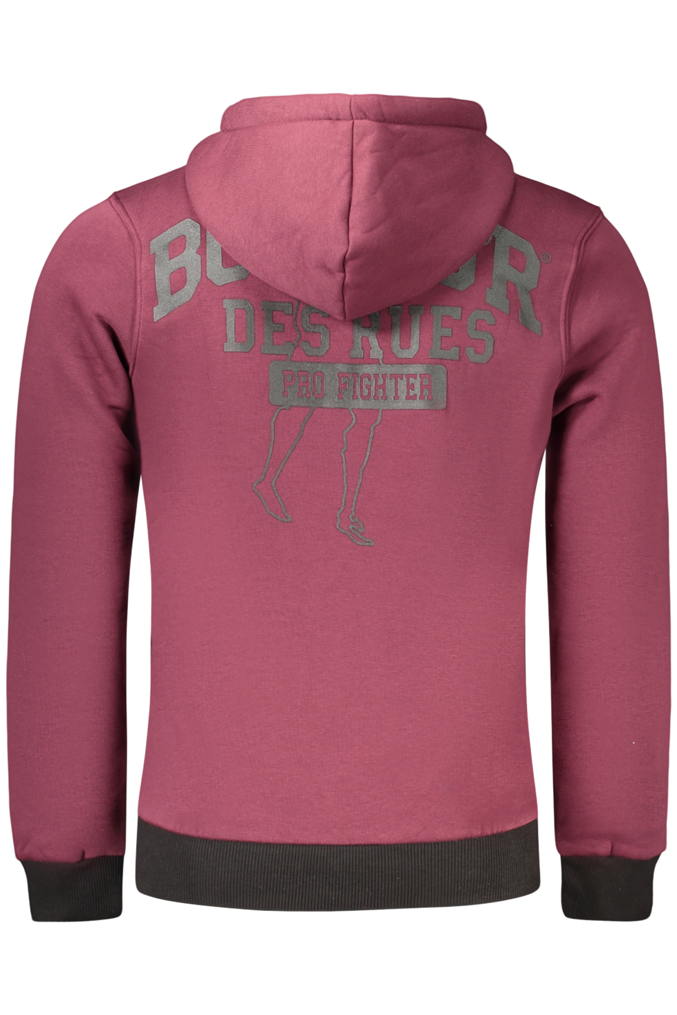 BOXEUR DES RUES FELPA SENZA ZIP UOMO - Rosso - immagine 2
