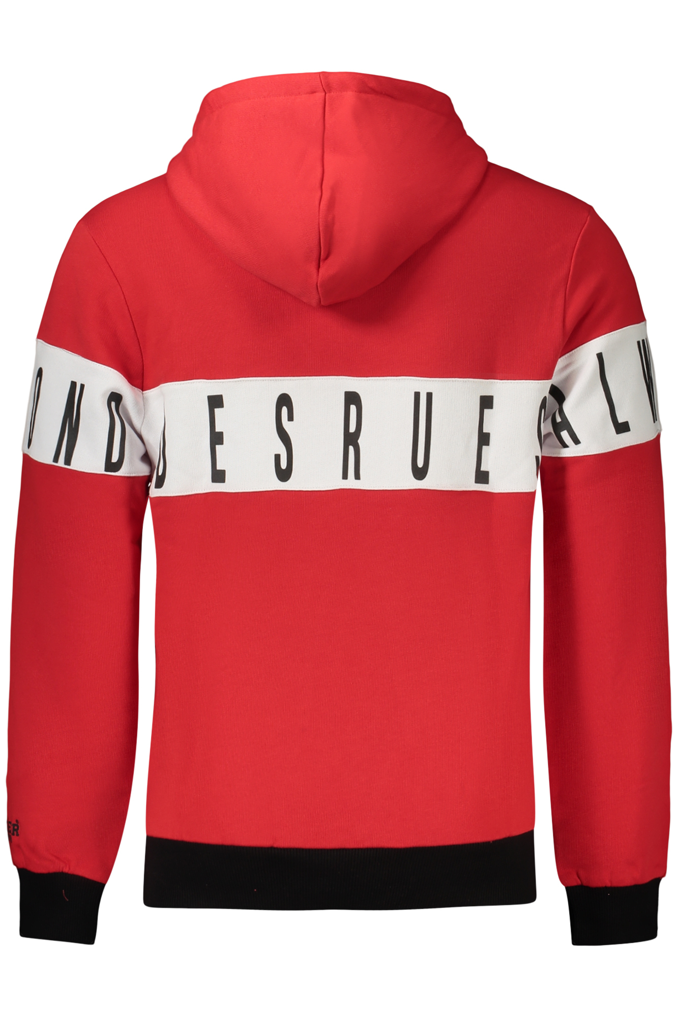 BOXEUR DES RUES FELPA SENZA ZIP UOMO - Rosso - immagine 2