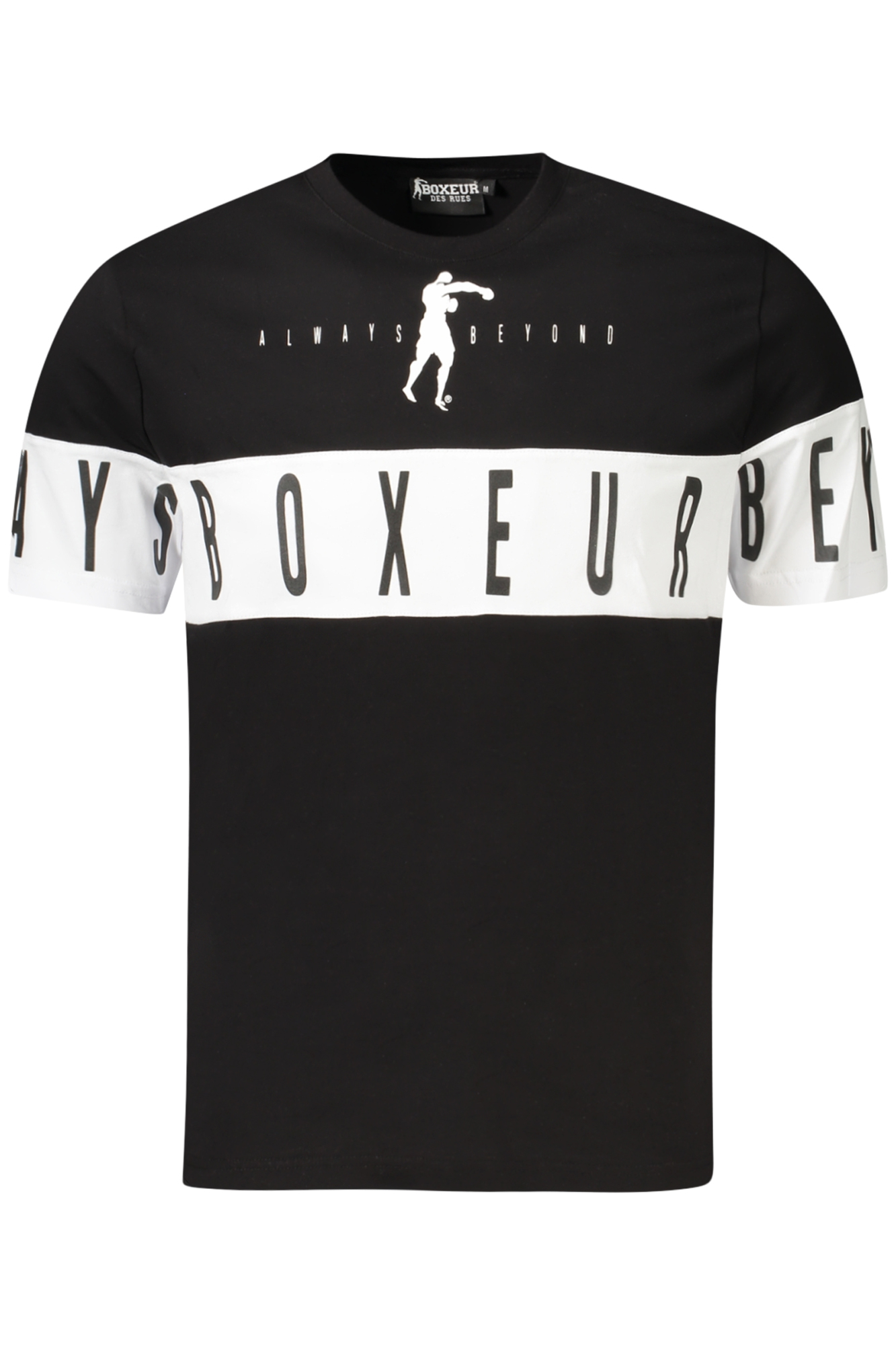 BOXEUR DES RUES T-SHIRT MANICHE CORTE UOMO - Nero