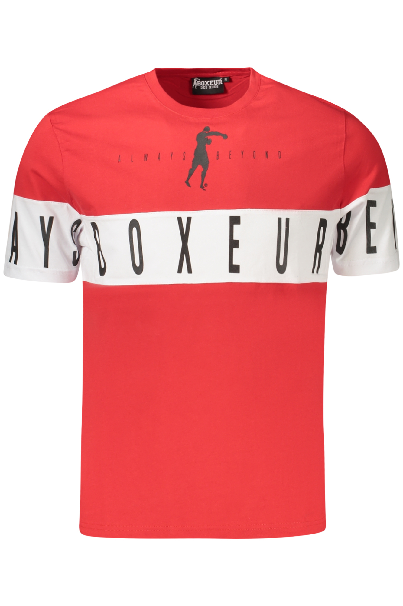 BOXEUR DES RUES T-SHIRT MANICHE CORTE UOMO - Rosso