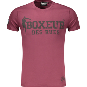 BOXEUR DES RUES T-SHIRT MANICHE CORTE UOMO - Rosso