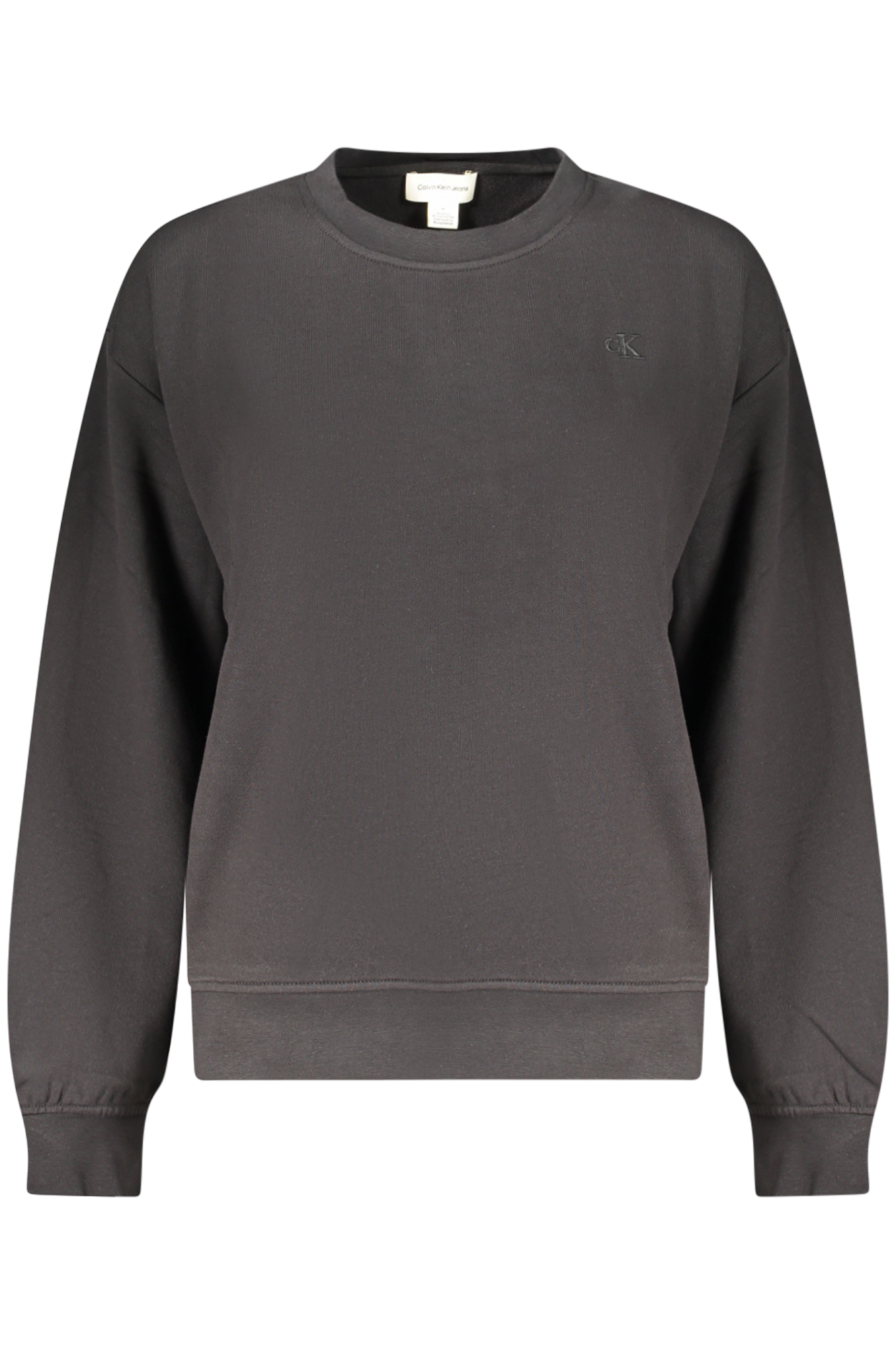 CALVIN KLEIN FELPA SENZA ZIP DONNA - Nero
