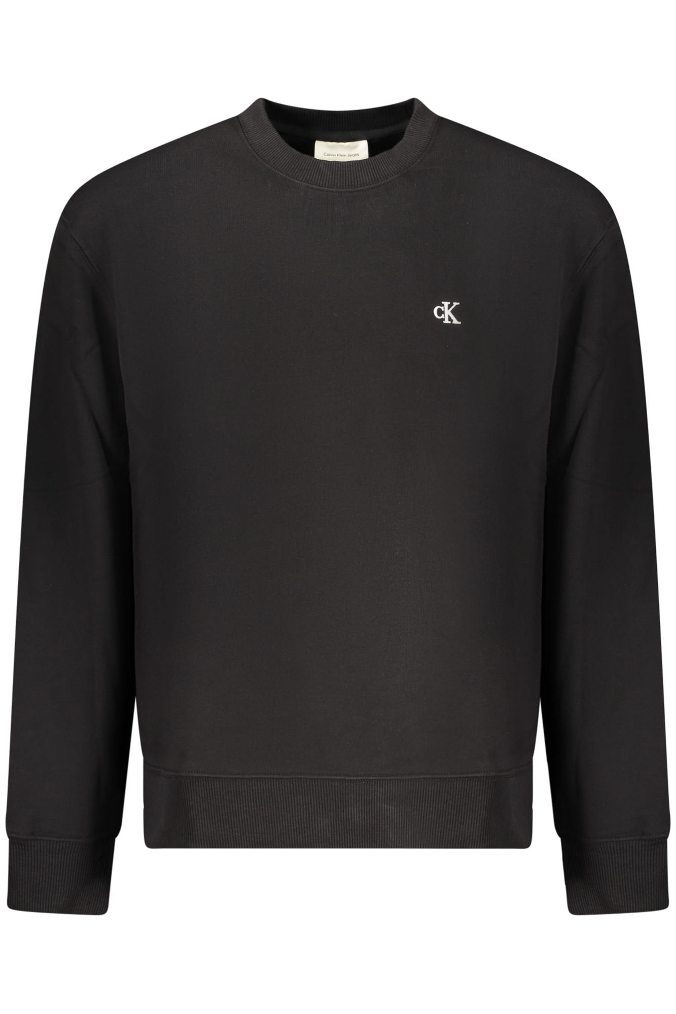 CALVIN KLEIN FELPA SENZA ZIP UOMO - Nero