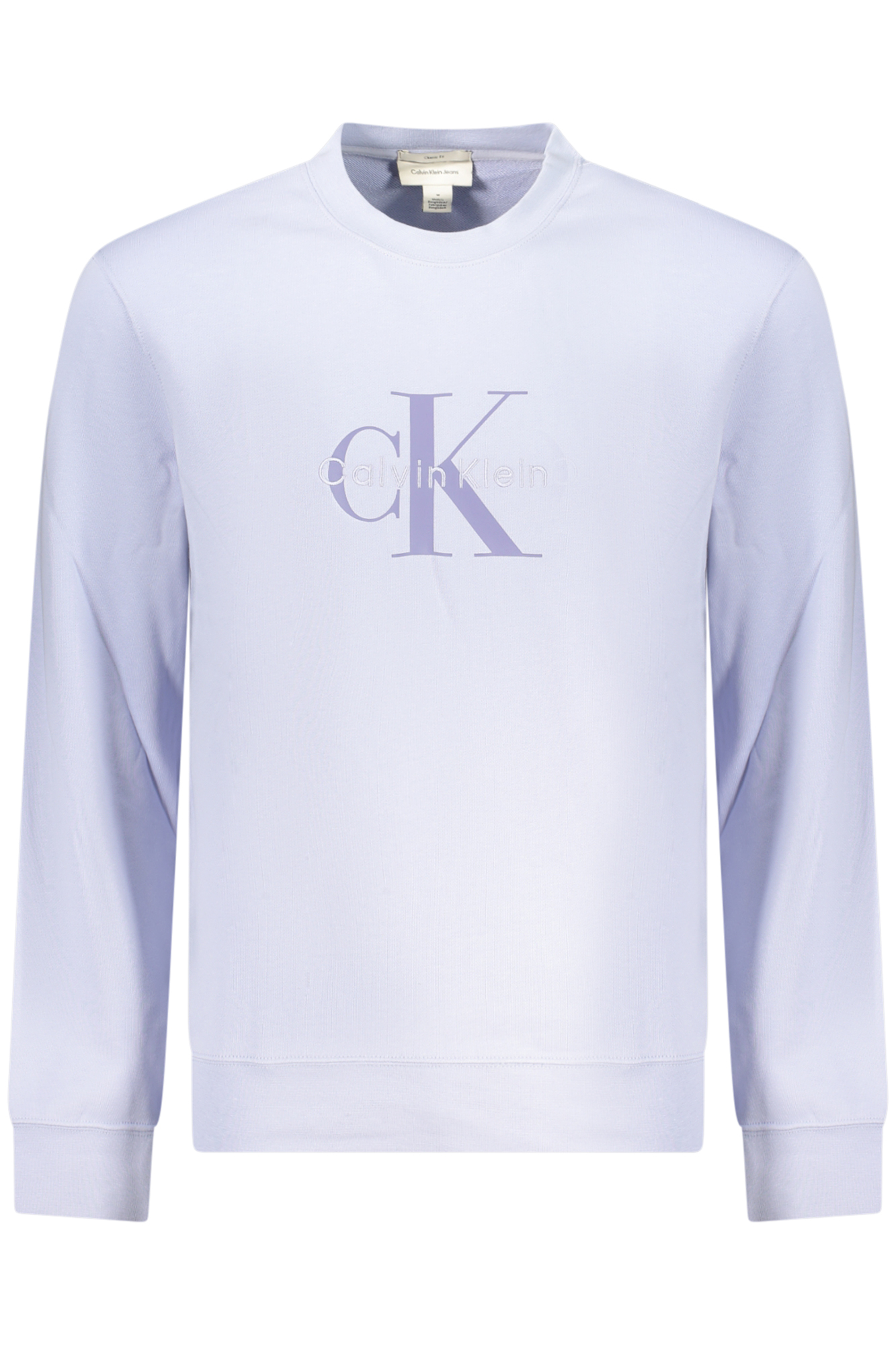 CALVIN KLEIN FELPA SENZA ZIP UOMO - Viola
