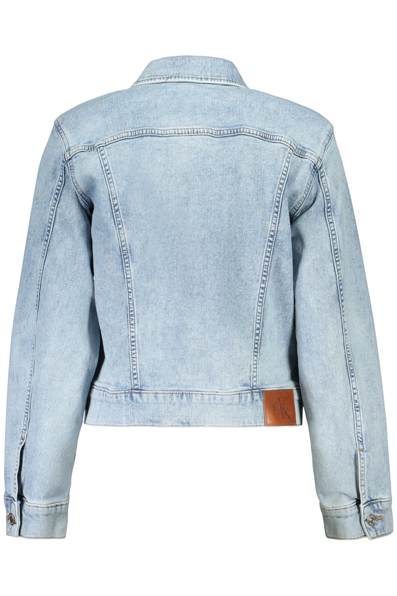 CALVIN KLEIN GIUBBOTTO IN JEANS DONNA - Azzurro - immagine 2