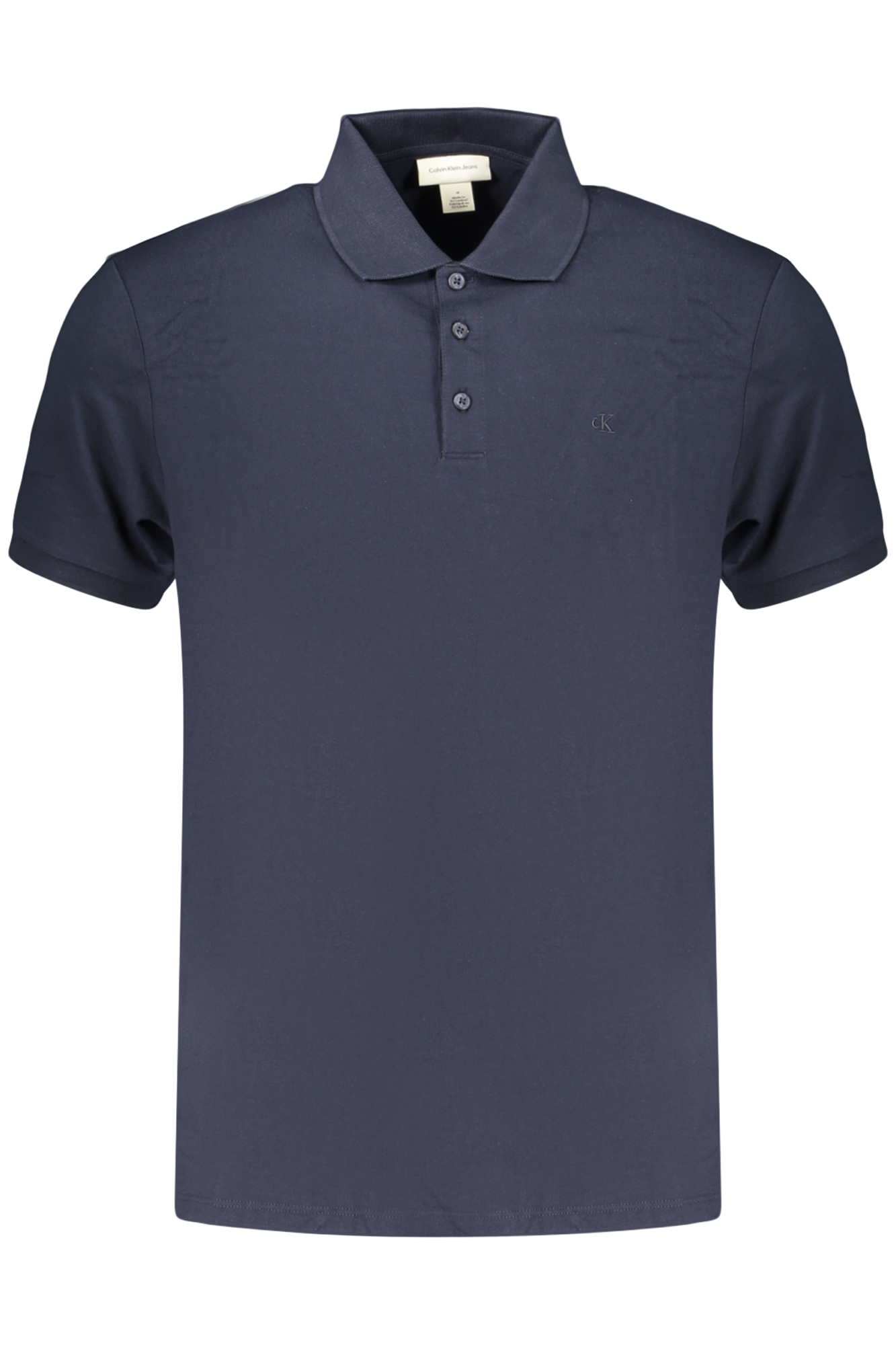CALVIN KLEIN POLO MANICHE CORTE UOMO - Blu
