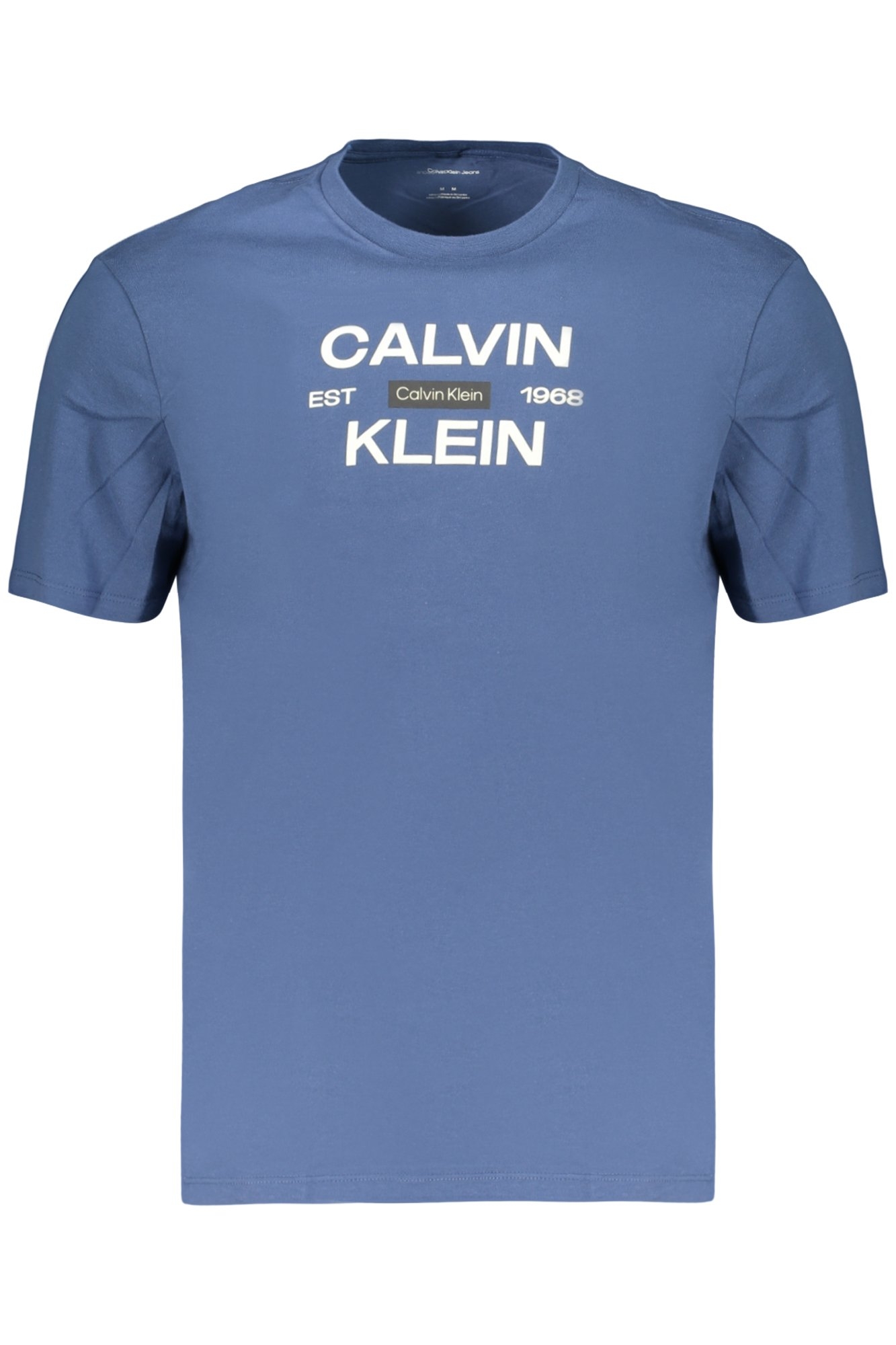 CALVIN KLEIN T-SHIRT MANICHE CORTE UOMO - Blu