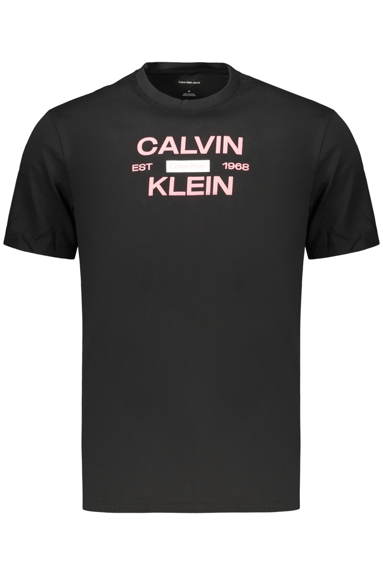 CALVIN KLEIN T-SHIRT MANICHE CORTE UOMO - Nero