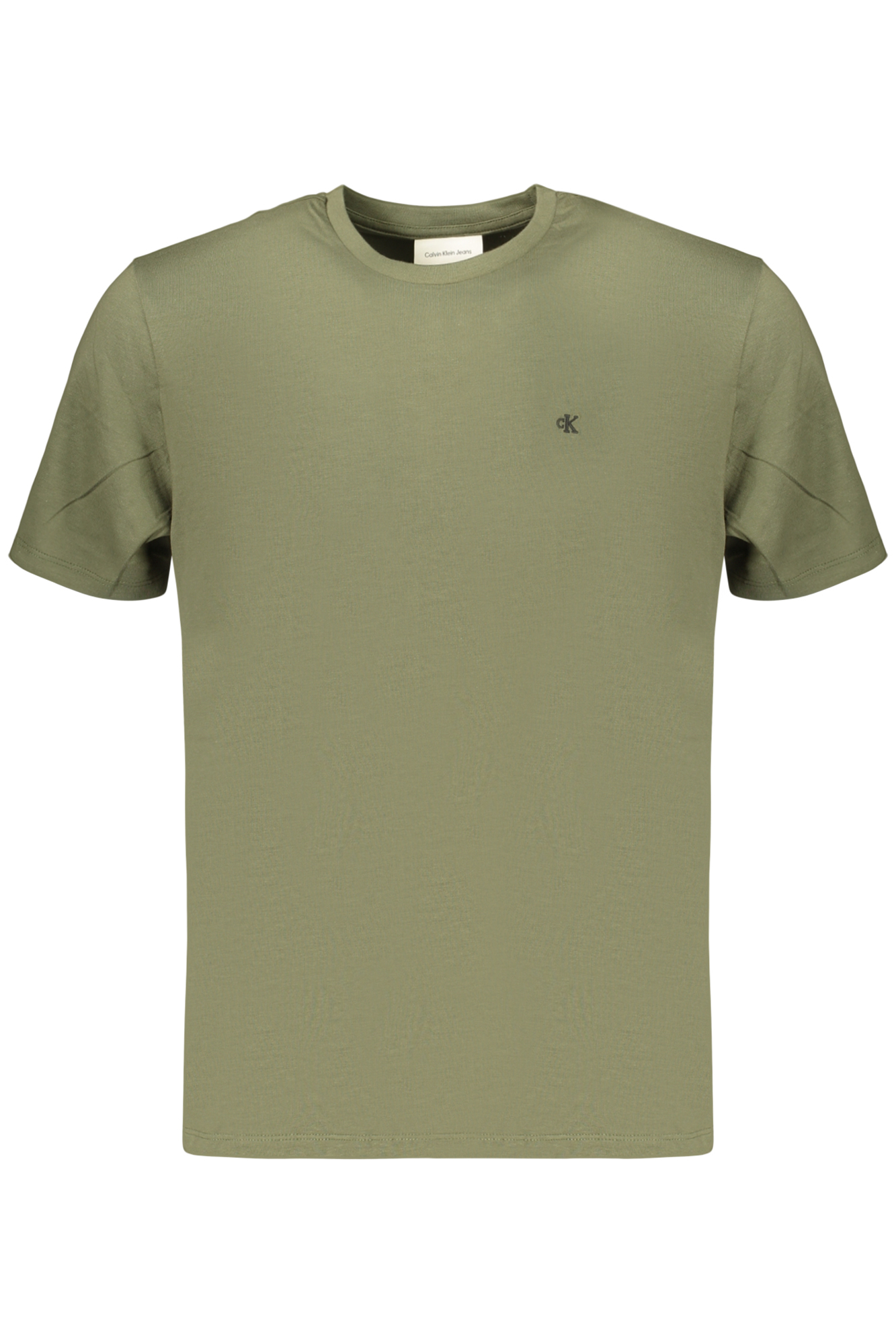 CALVIN KLEIN T-SHIRT MANICHE CORTE UOMO - Verde
