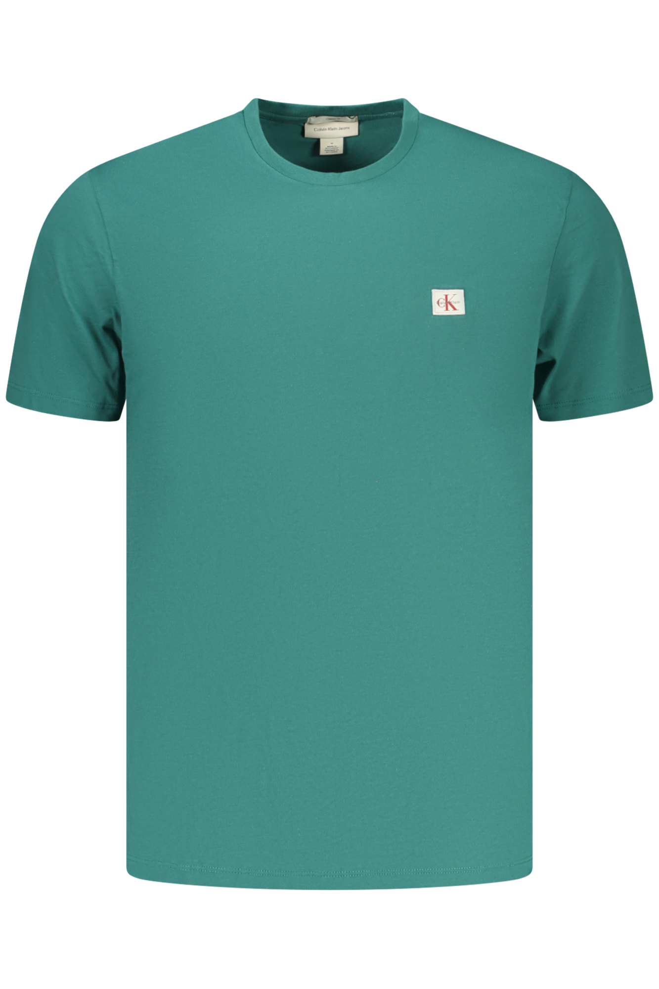CALVIN KLEIN T-SHIRT MANICHE CORTE UOMO - Verde