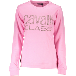 CAVALLI CLASS FELPA SENZA ZIP DONNA - Rosa