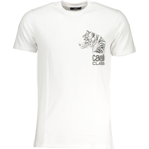 CAVALLI CLASS T-SHIRT MANICHE CORTE UOMO - Bianco