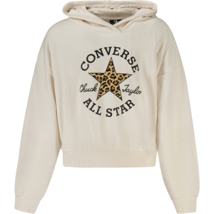 CONVERSE FELPA SENZA ZIP BAMBINA - Bianco