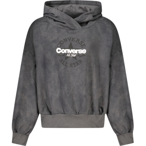 CONVERSE FELPA SENZA ZIP BAMBINA - Nero