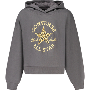 CONVERSE FELPA SENZA ZIP BAMBINA - Nero