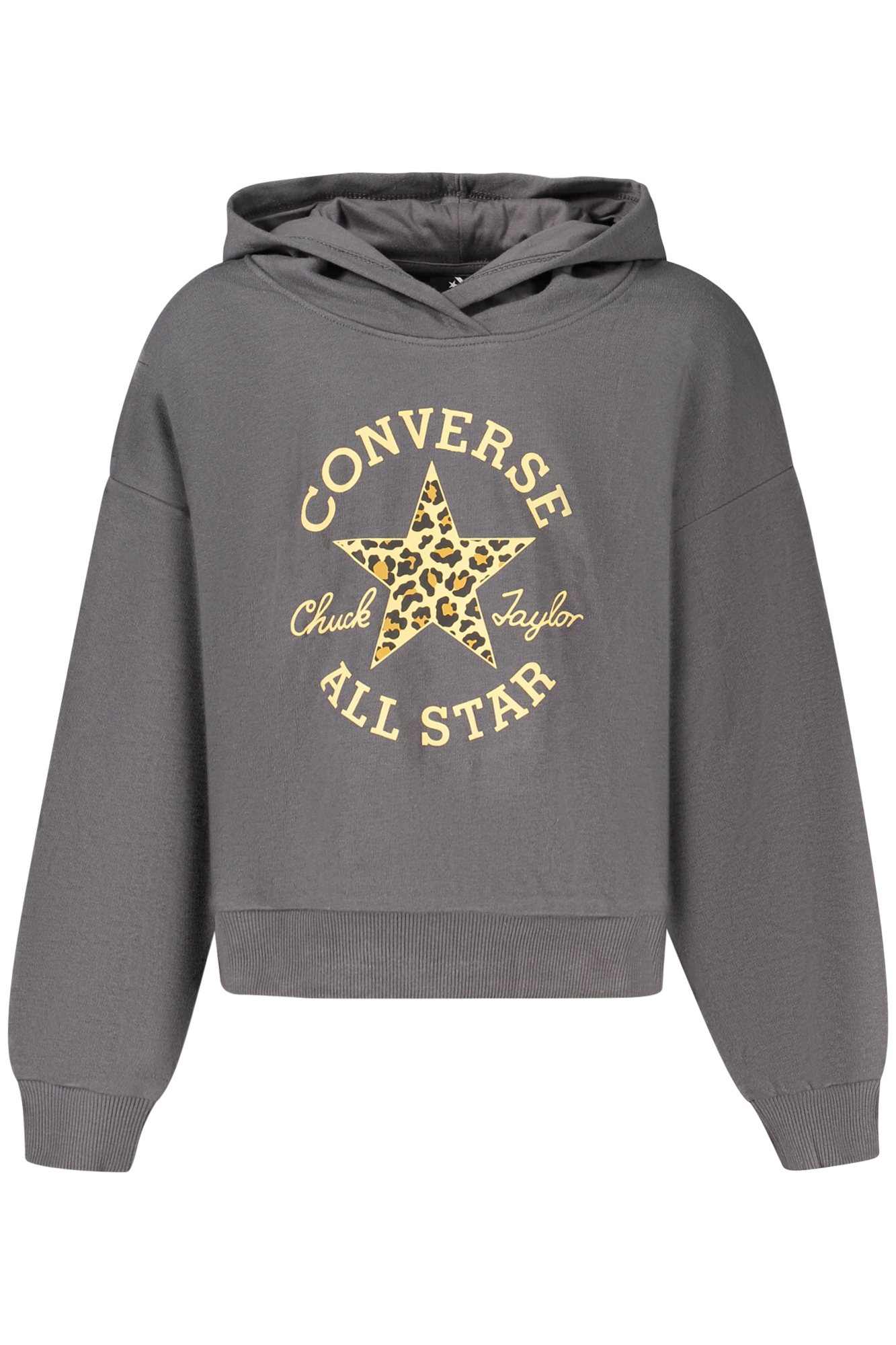 CONVERSE FELPA SENZA ZIP BAMBINA - Nero